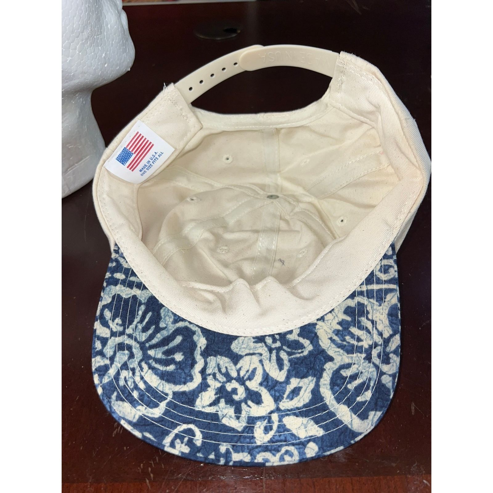 Budweiser Vintage Budweiser Hat Floral White Cap Alcohol Snapback 90s Size ONE SIZE - 7 Thumbnail