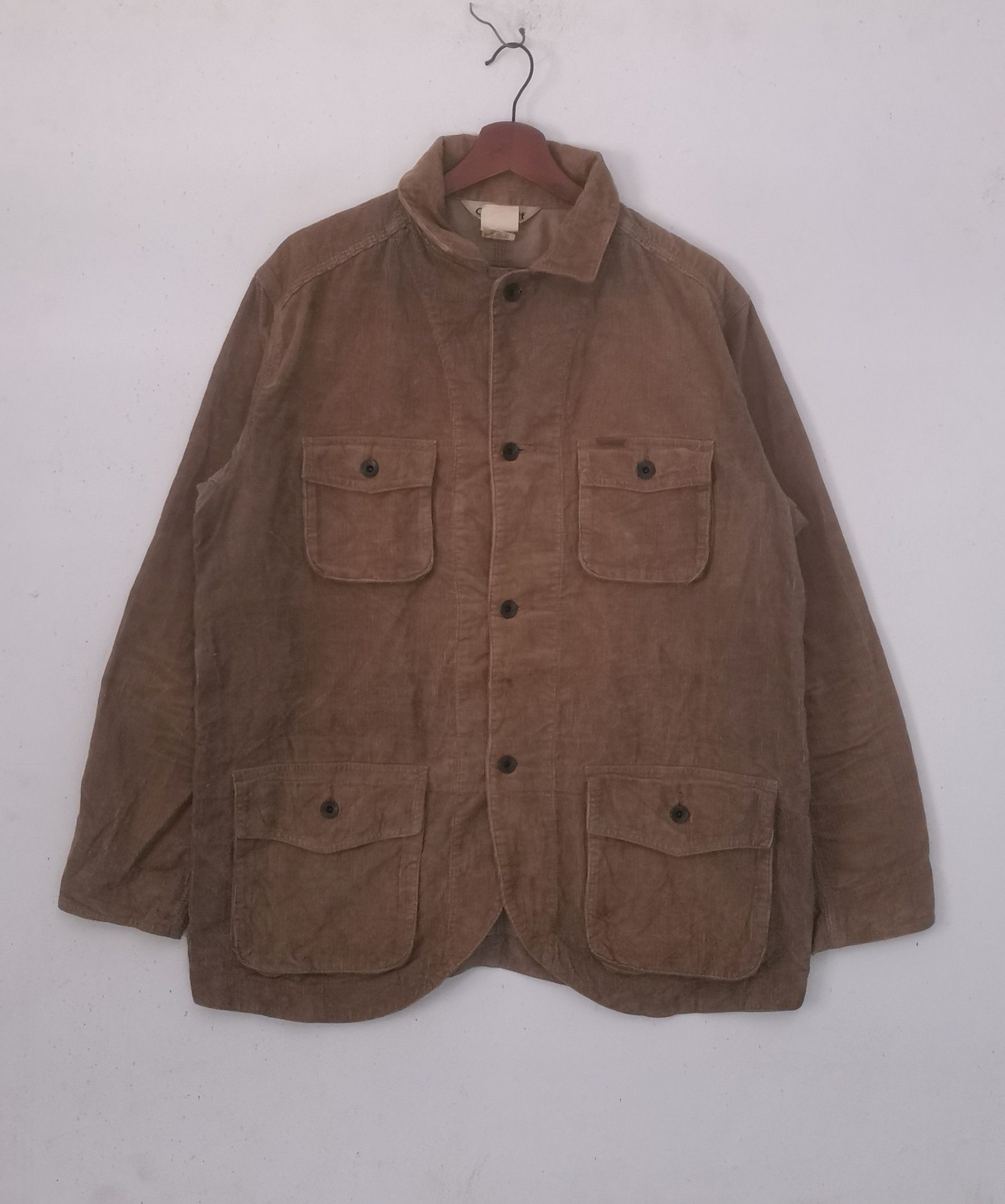 Carhartt × Vintage Rare Carhartt corduroy jacket nice design Size US XL / EU 56 / 4 - 1 Thumbnail