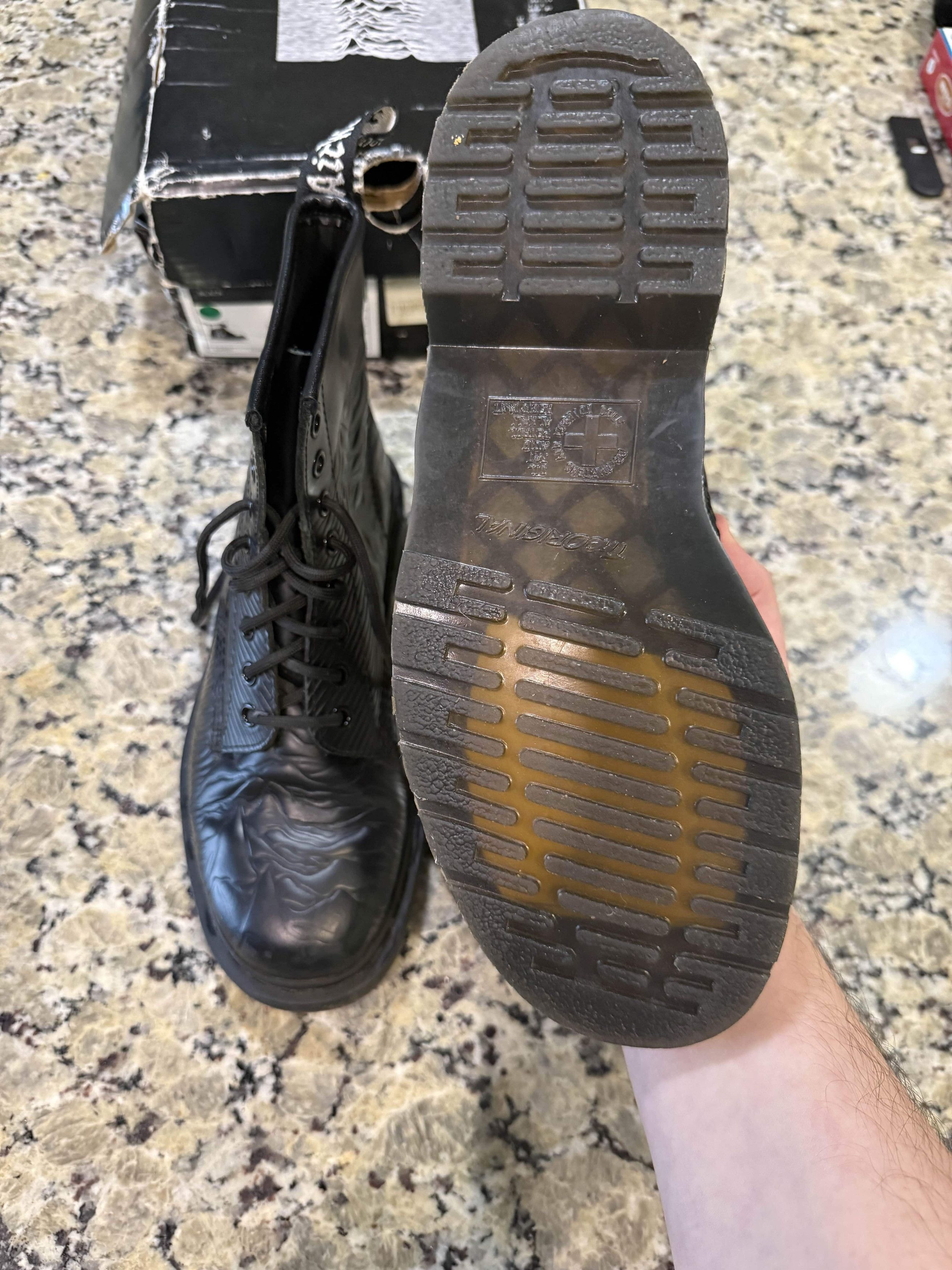 Dr. Martens Dr. Martens x Joy Division "Unknown Pleasures" 1460 Size US 9 / IT 39 - 6 Thumbnail
