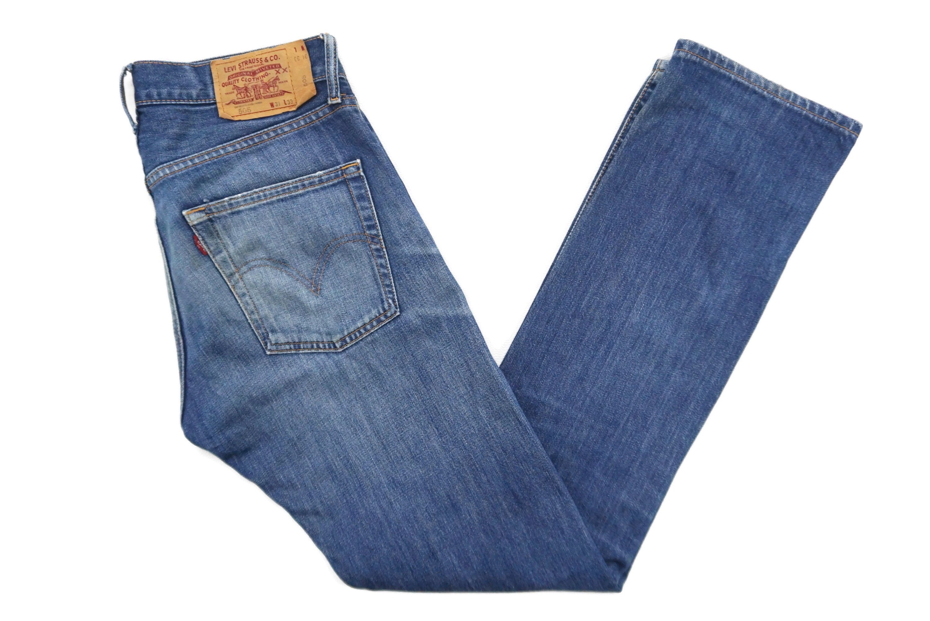 Levi's Vintage Levi's 505 Jeans fit W34xL34 Straight-Leg Denim Size US 31 - 3 Thumbnail
