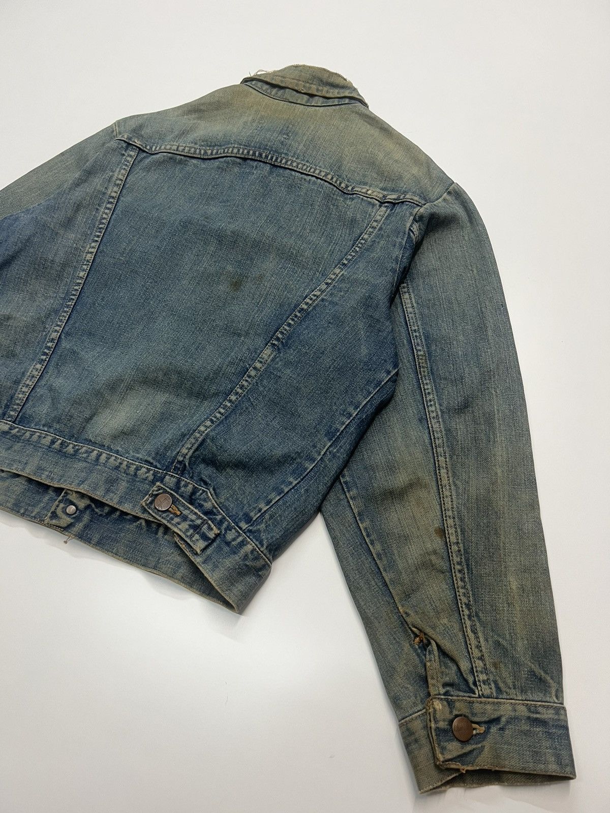 Other 🔥VINTAGE WRANGLER DENIM TRUCKER JACKET Size US S / EU 44-46 / 1 - 9 Thumbnail