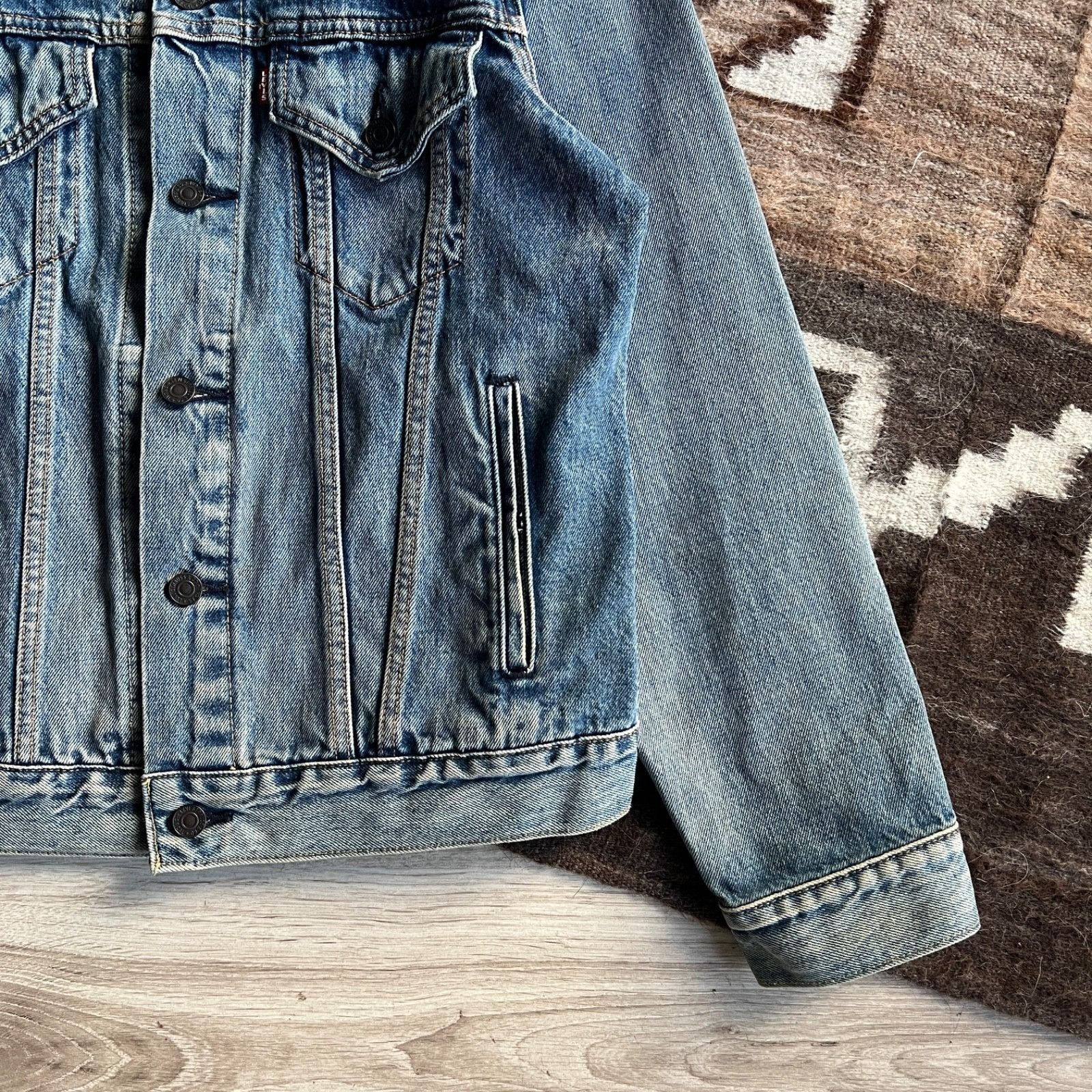Levi's Levi’s Virgil Denim Trucker Jacket 9775AC Size US S / EU 44-46 / 1 - 7 Thumbnail
