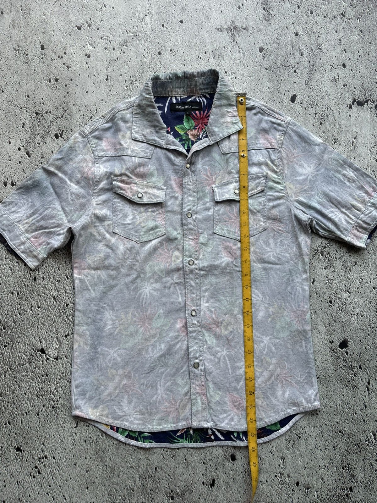 In The Attic Y2k In the attic homme floral hawaii style shirt Size US L / EU 52-54 / 3 - 11 Thumbnail