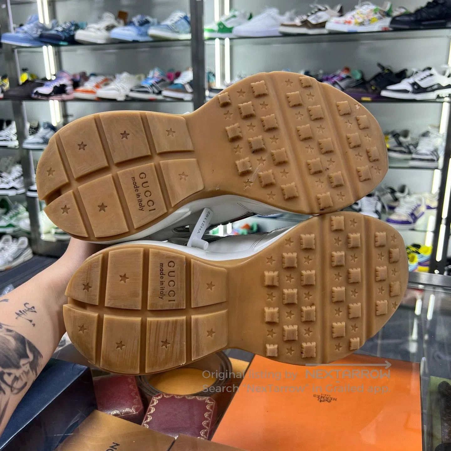Gucci Gucci Rhyton Low-Top Hollow-Out Dad Shoes. Size US 9 / EU 42 - 6 Thumbnail