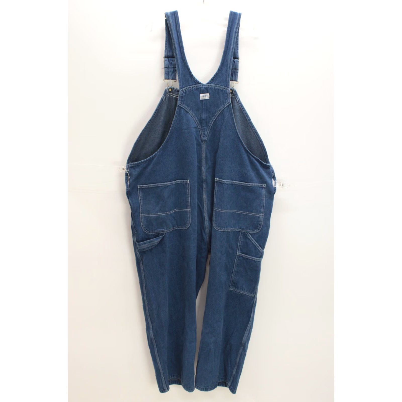 Denime VINTAGE LIBERTY Bib Overalls Mens 48x27 Blue Carpenter Denim Workwear Farmer Ranch Size US 32 / EU 48 - 5 Thumbnail