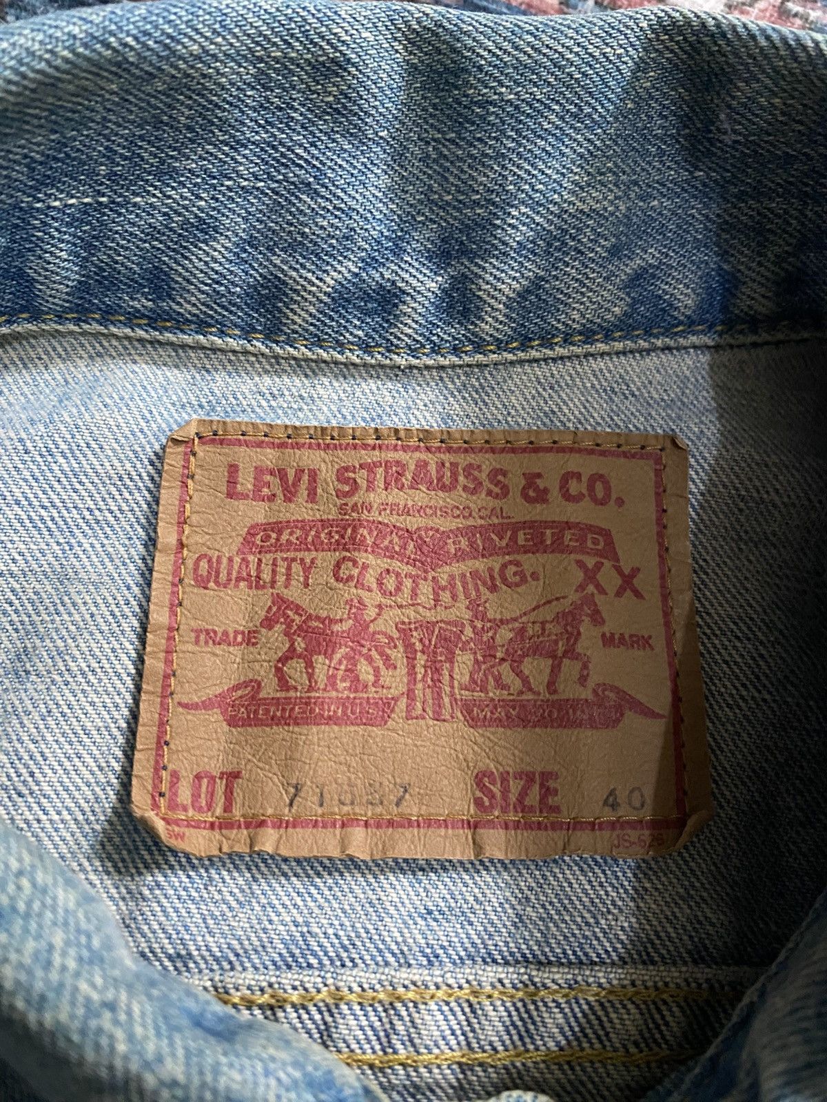 LVC LVC Big E type III Denim Jacket Lot 71557 Size US M / EU 48-50 / 2 - 3 Thumbnail