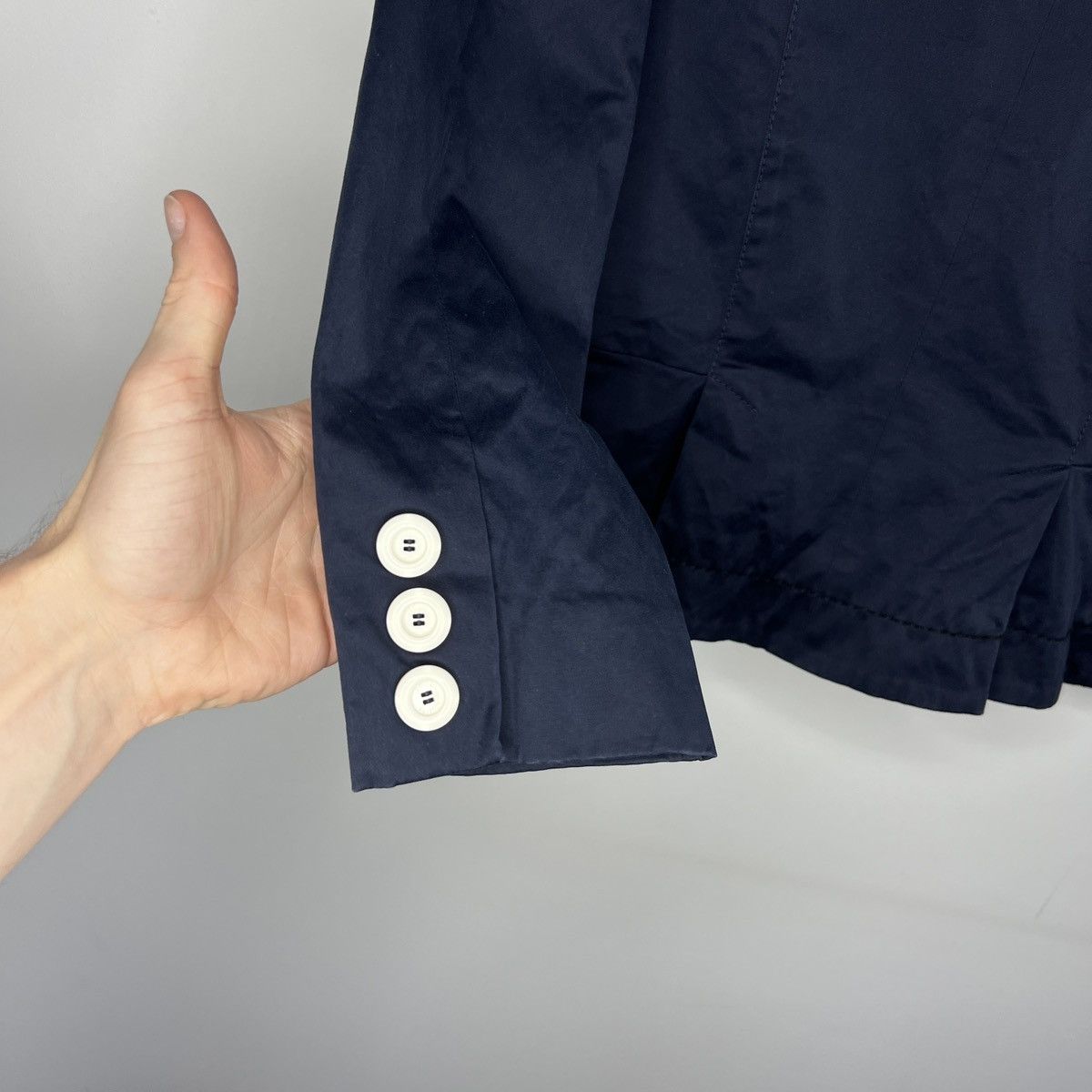 Louis Vuitton Louis Vuitton Navy Blazer Jacket Classic Luxury Cotton Size XS / US 0-2 / IT 36-38 - 9 Thumbnail