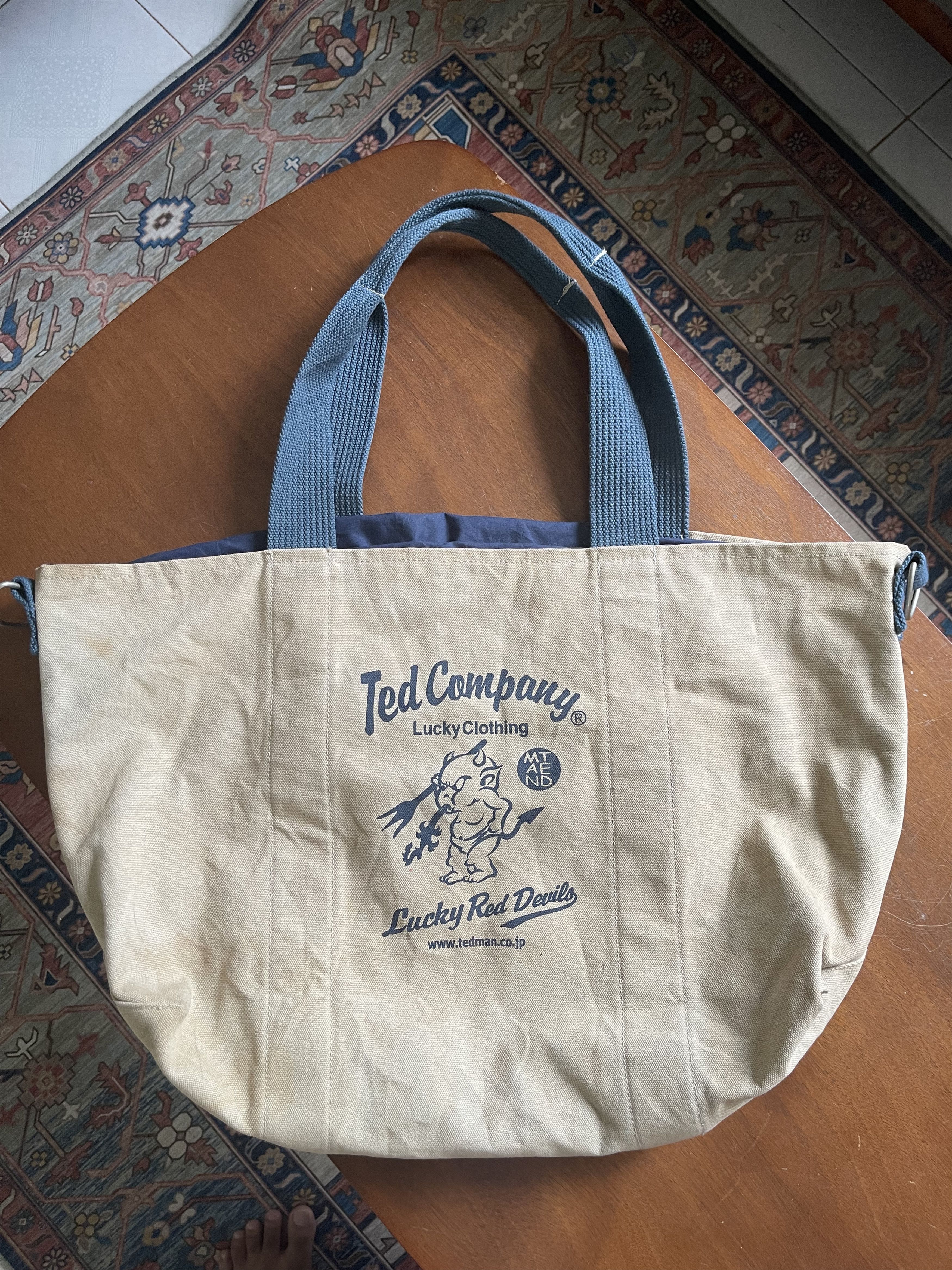 Tedman Vintage Tote Ted Company lucky clothing Size ONE SIZE - 2 Thumbnail