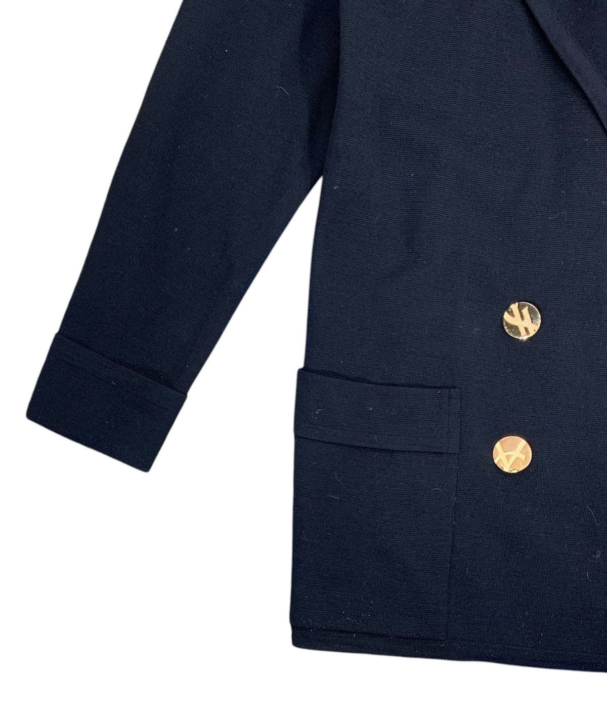 Yves Saint Laurent VINTAGE YVES SAINT LAURENT GOLD BUTTON COAT WOMEN Size M / US 6-8 / IT 42-44 - 7 Thumbnail