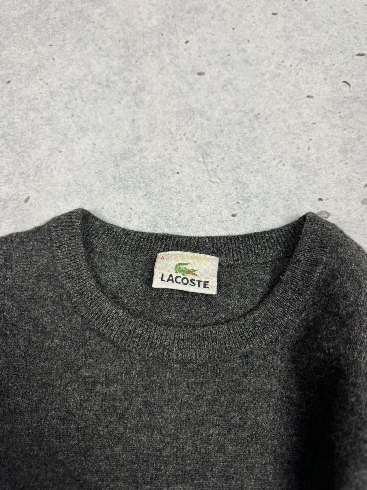 Lacoste Lacoste Pure Wool Knit Jumper Sweater Preppy Size US S / EU 44-46 / 1 - 4 Thumbnail