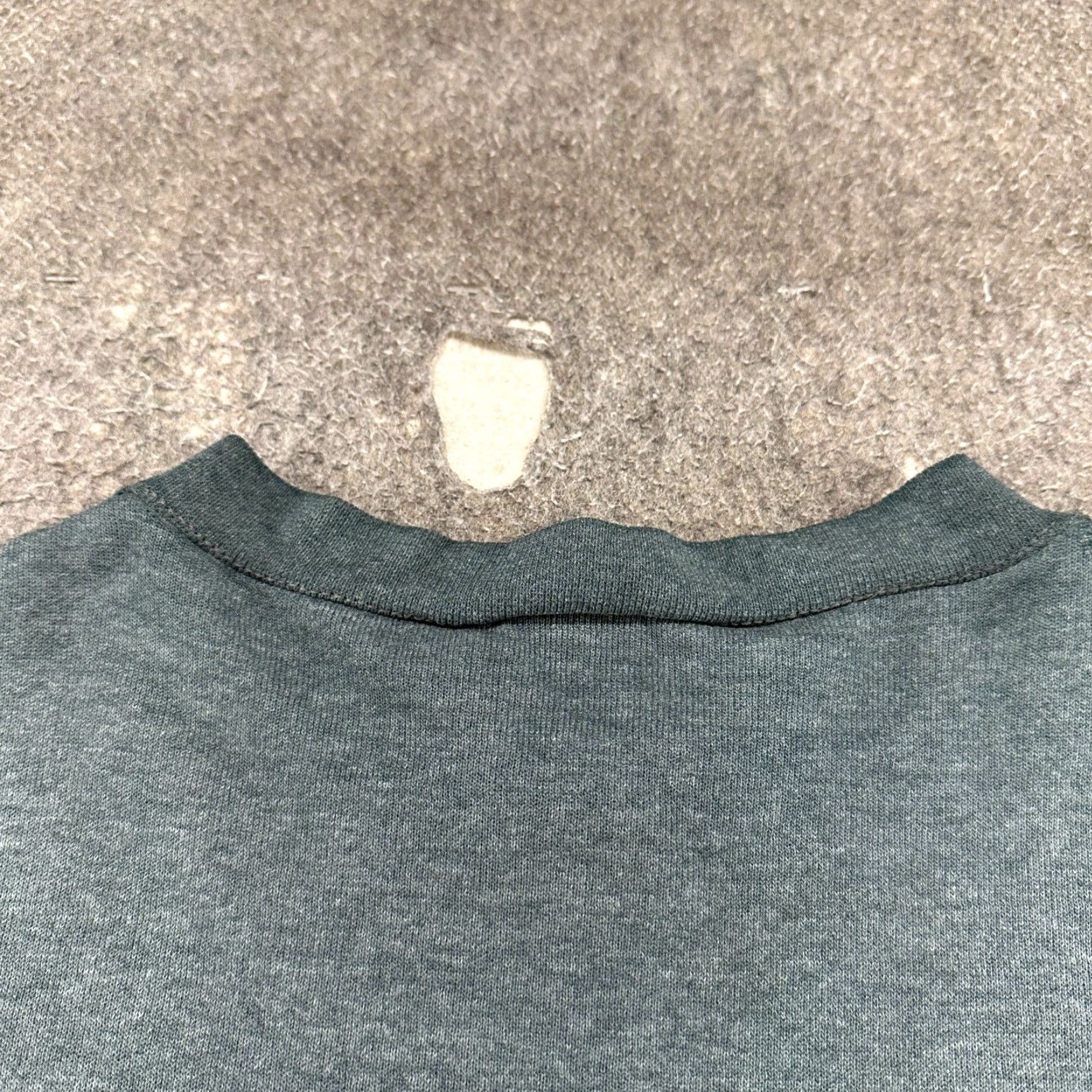 Tultex VINTAGE Tultex Sweatshirt Men 2XL Blue Pullover Crew Neck 90s Distressed Logo 1/2 Zip 1/4 Zip Fleece Cotton Regular Winter Fall Spring Size US XXL / EU 58 / 5 - 7 Thumbnail