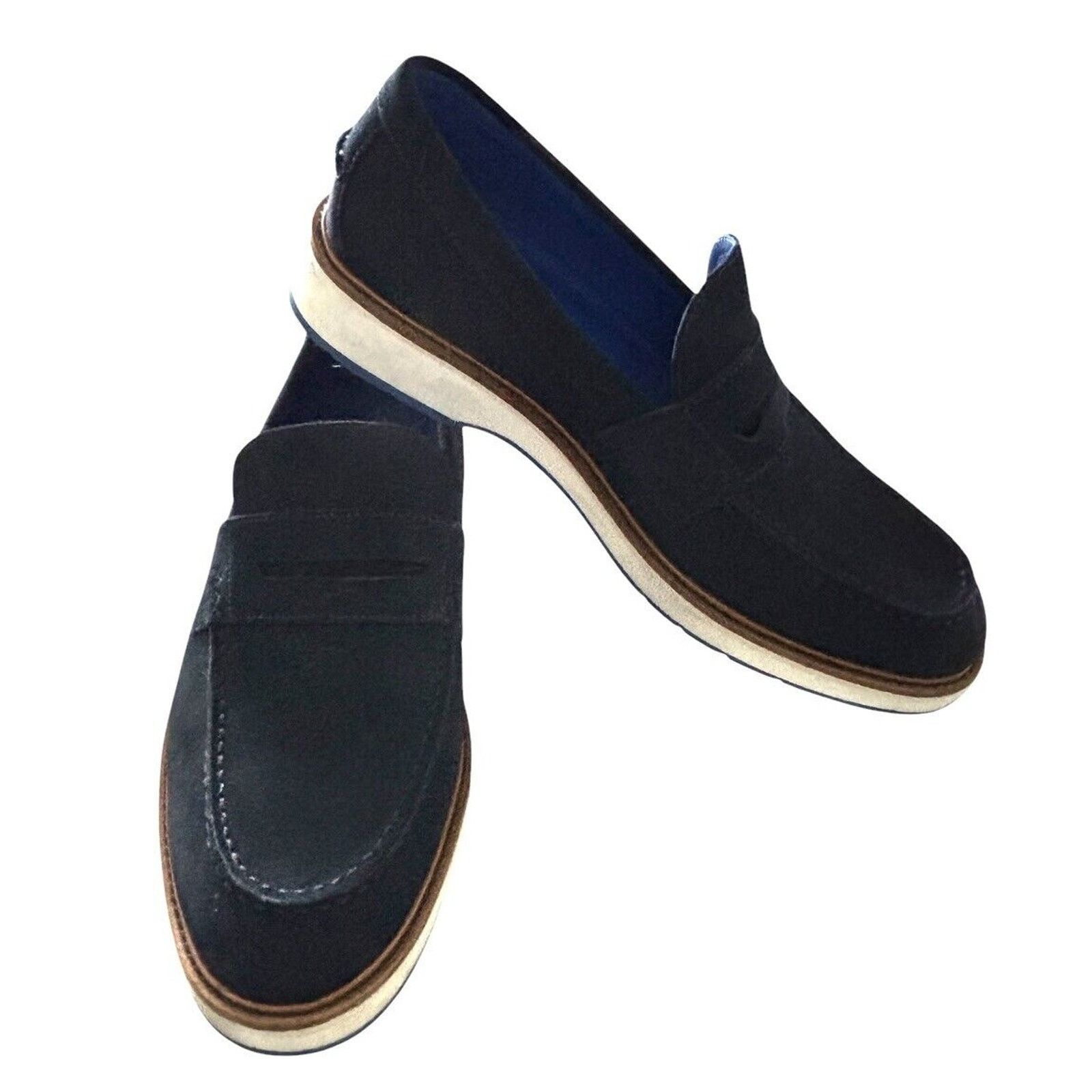 Cole Haan Cole Haan Osborn Grand 360 Penny Loafer 11.5 M C38245 Blue Size US 11.5 / EU 44-45 - 10 Thumbnail