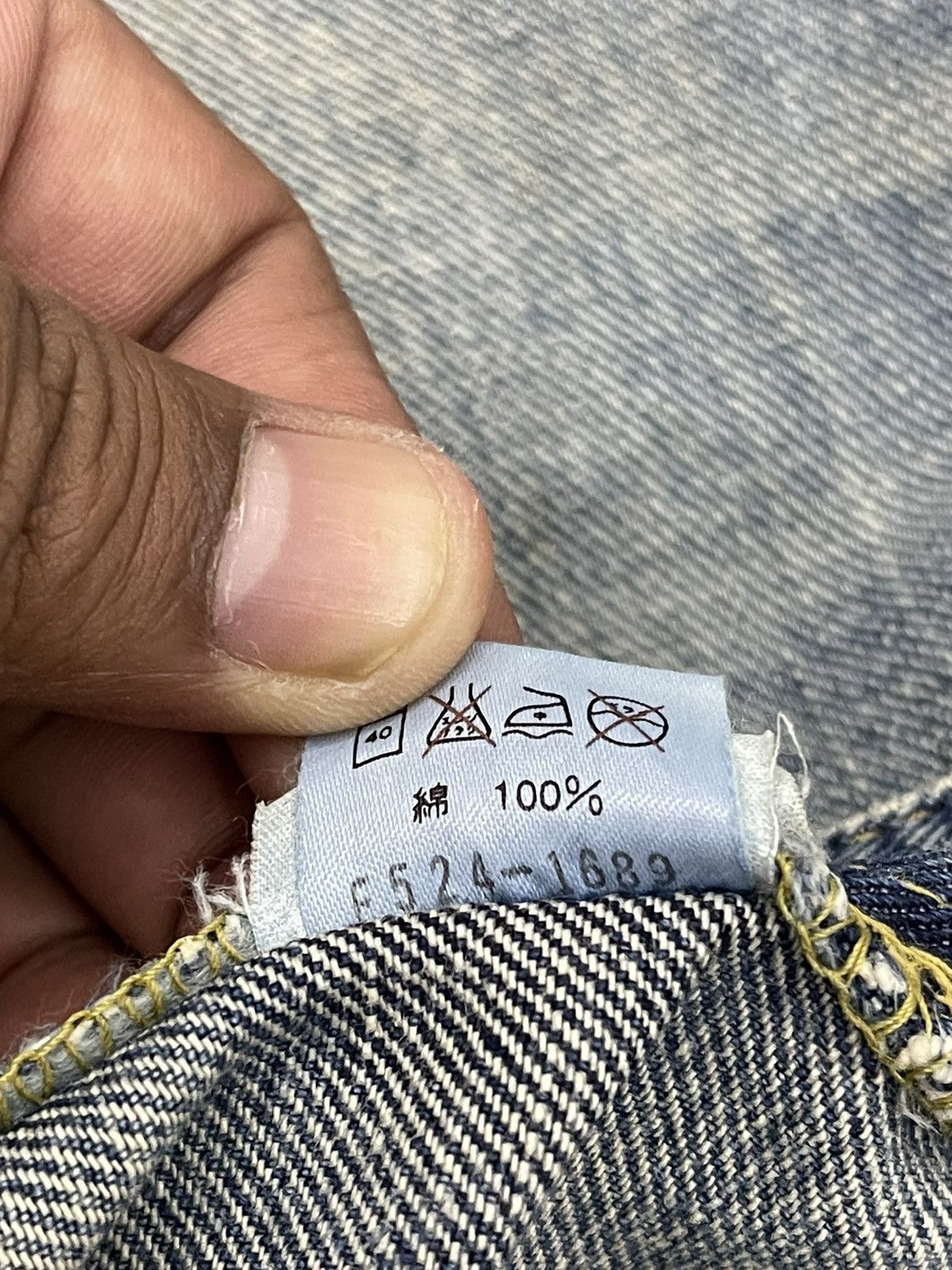 Lee Vintage Lee Riders Selvedge Distressed Denim Size US 30 / EU 46 - 12 Thumbnail