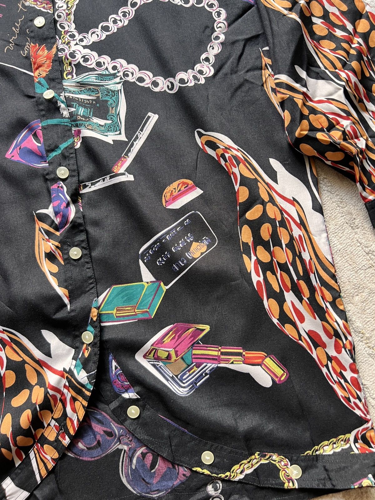 Love Moschino × Moschino Moschino Barouqe Long Button Ups Shirt Size M / US 6-8 / IT 42-44 - 9 Thumbnail