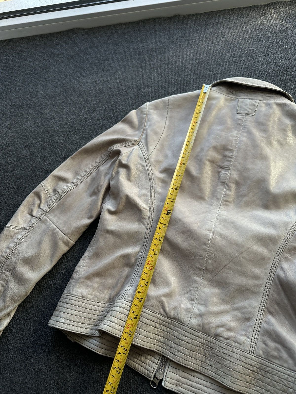 Leather 🚨 LEATHER WOMEN OPIUM LUXURY JACKET ZIP AVANT GARDE POCKET Size XS / US 0-2 / IT 36-38 - 15 Thumbnail