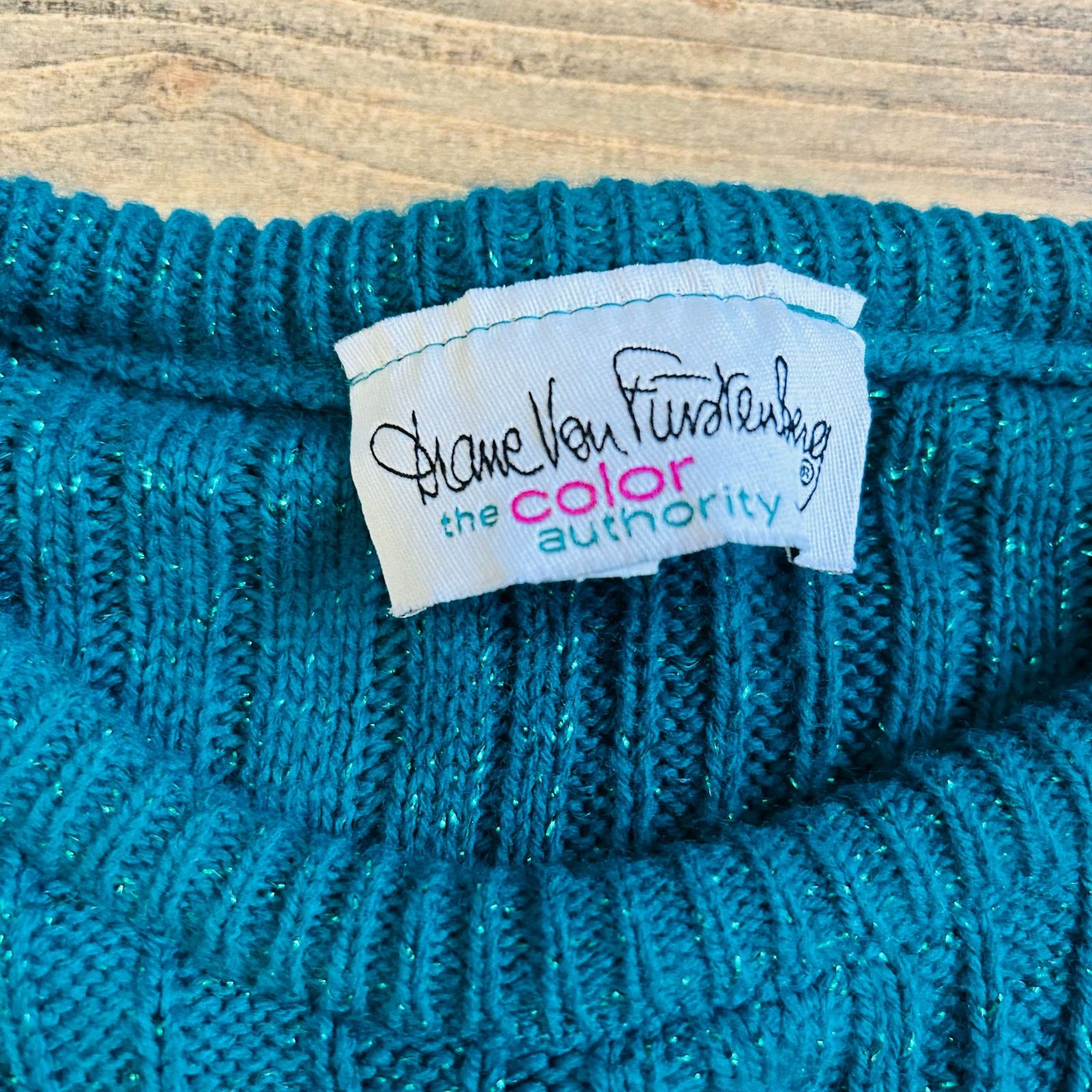 Diane von Furstenberg Vintage Diane Von Furstenberg Cable Knit Sweater 1X 2X Size XXL / US 16-18 / IT 52-54 - 4 Thumbnail