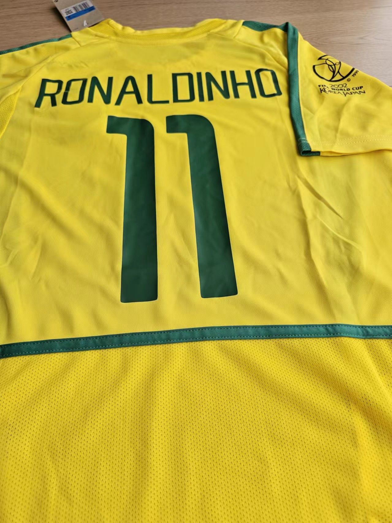 Other 2002 World Cup Brazil 11 Ronaldinho Jersey Home Size US M / EU 48-50 / 2 - 4 Thumbnail