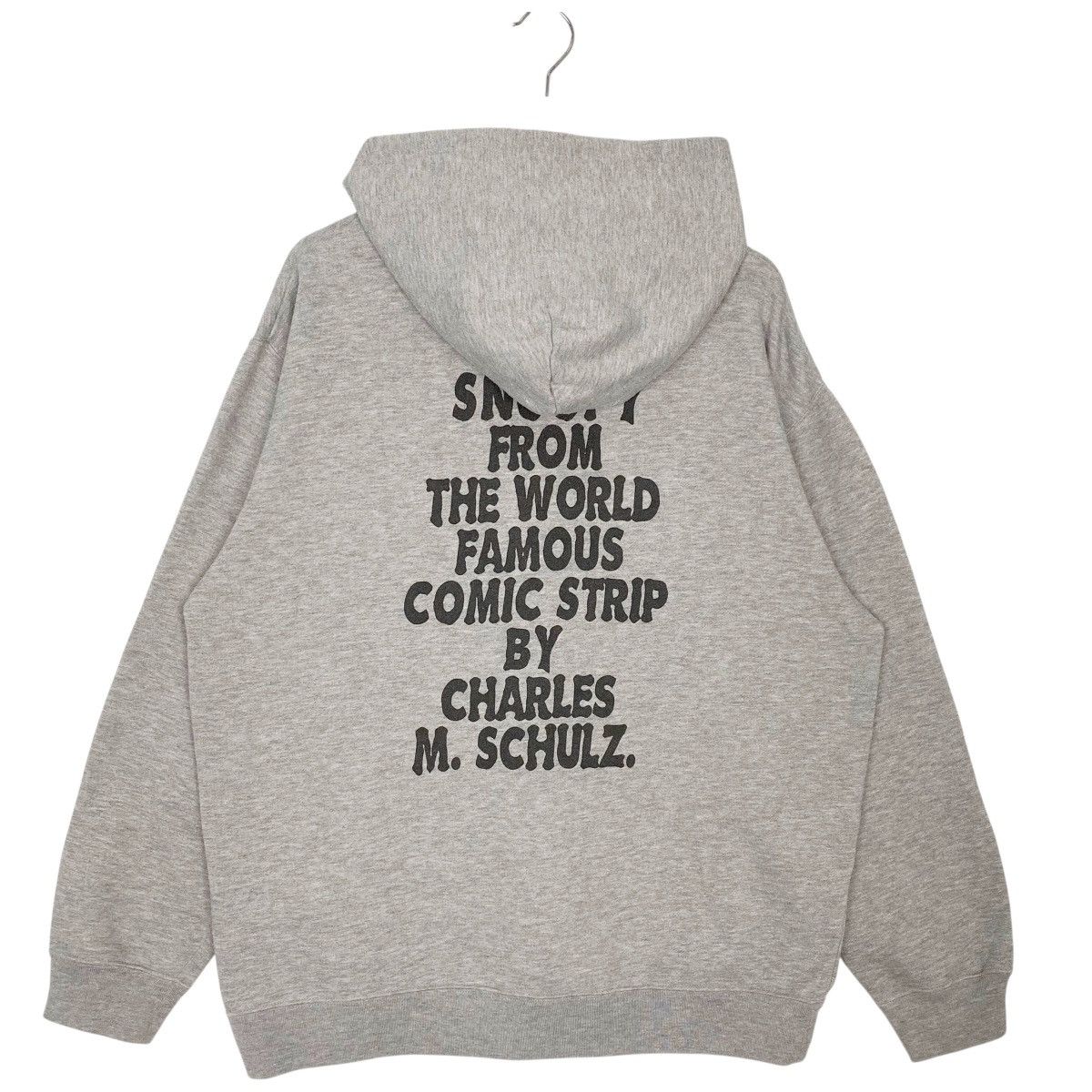 Vintage Vintage Peanuts Printed Hoodie Sweater Gray Jumper Size L Size US L / EU 52-54 / 3 - 1 Thumbnail