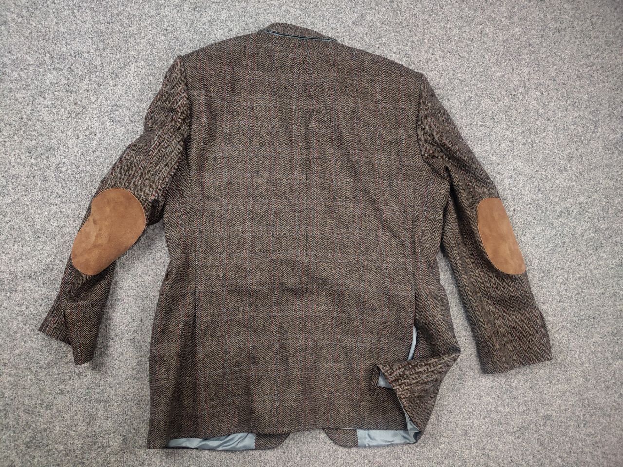 Barbour Vintage Barbour herren Wool Tweed herringbone Blazer Jacket Size US L / EU 52-54 / 3 - 9 Thumbnail