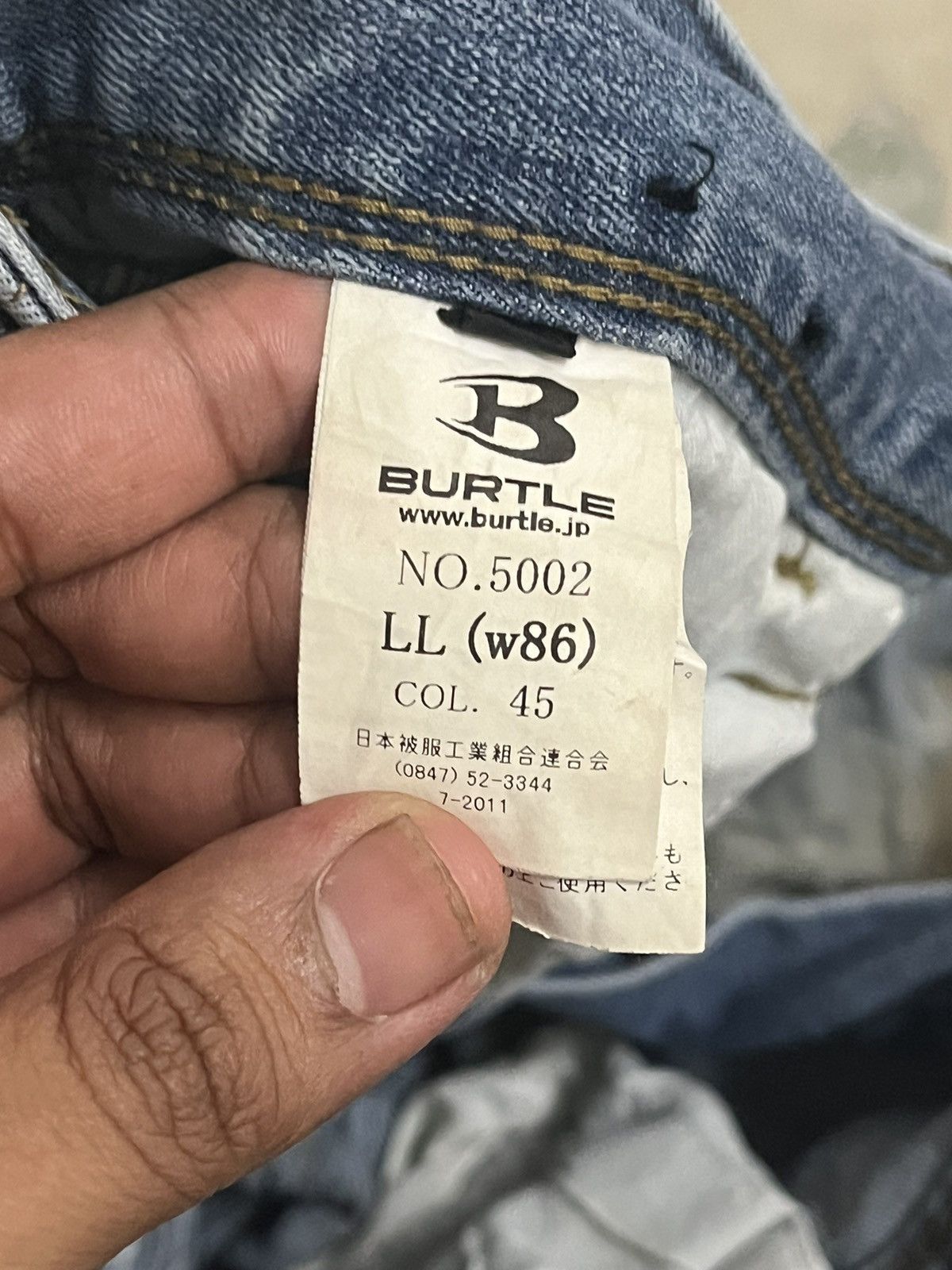 Japanese Brand Burtle Workwear Multipocket Style Jeans Size US 34 / EU 50 - 17 Thumbnail