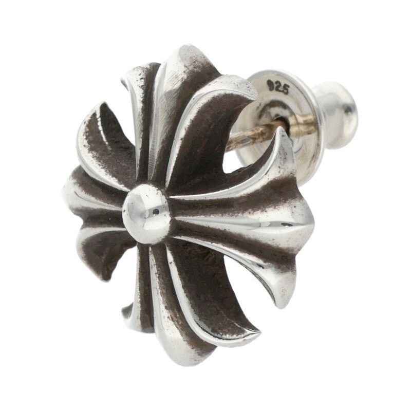 Chrome Hearts Chrome Hearts Large Plus Stud Silver Earring Size ONE SIZE - 1 Thumbnail