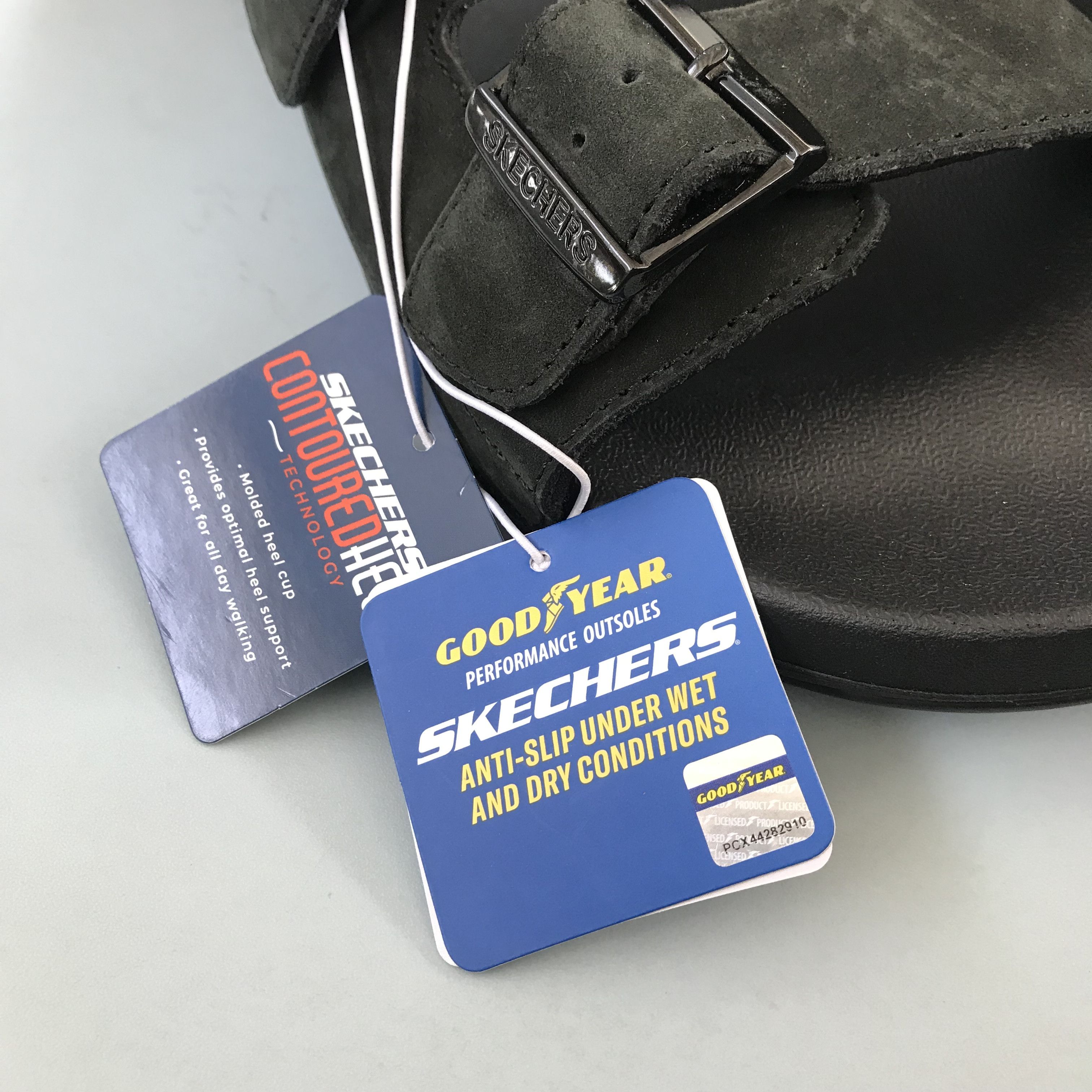 SKECHERS Skechers archfit sandals slipper black Suede arizona 2 Size US 11.5 / EU 44-45 - 3 Thumbnail