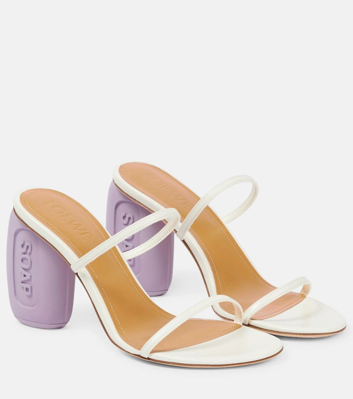 Loewe o1y1025 Mules in White Size US 8 / IT 38 - 1 Thumbnail