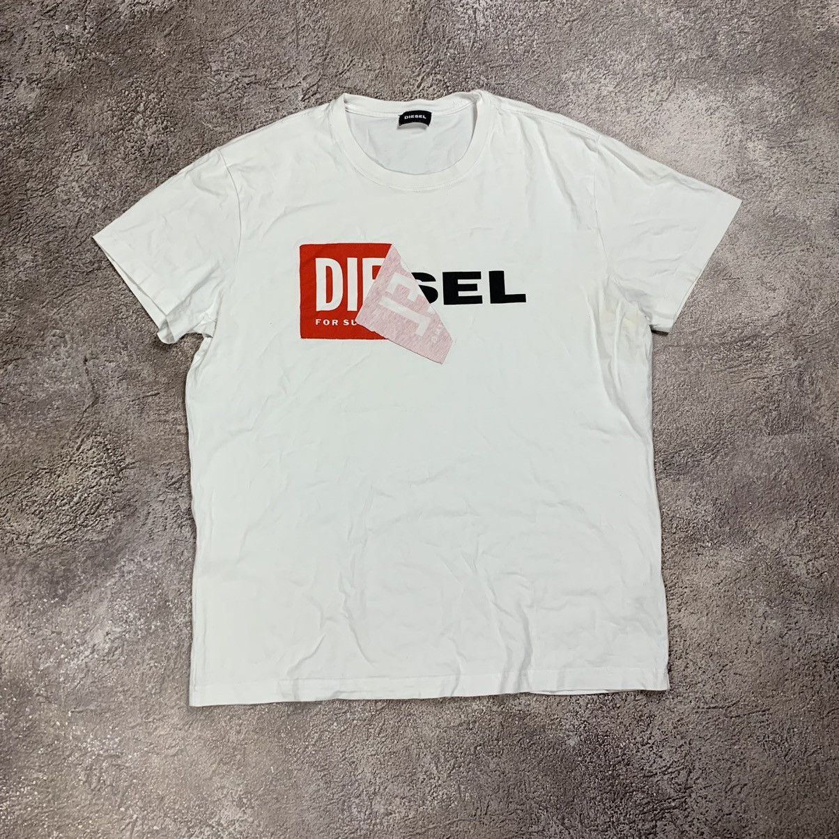Diesel VINTAGE Y2K DIESEL LOGO TEE STREETWEAR CASUAL Size US M / EU 48-50 / 2 - 1 Thumbnail
