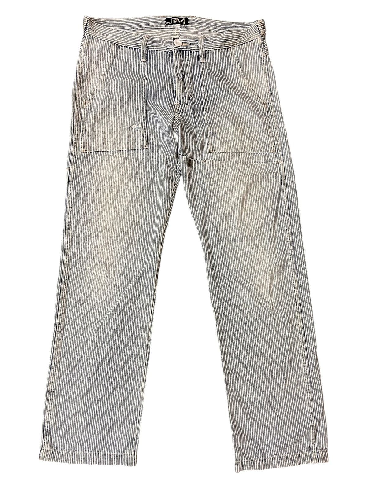 Japanese Brand Japanese Brand RNA StripeTrousers Size US 33 - 1 Thumbnail