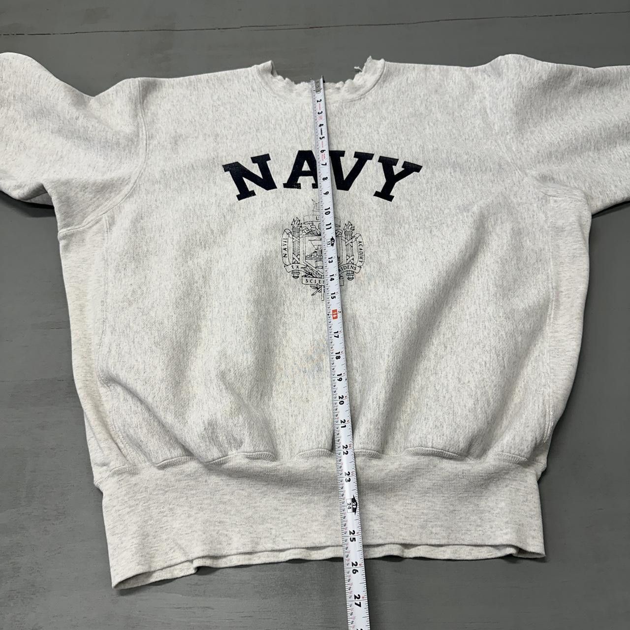 Champion Vintage 80s Navy Reverse Weave Grey Sweatshirt XL Size US XL / EU 56 / 4 - 6 Thumbnail