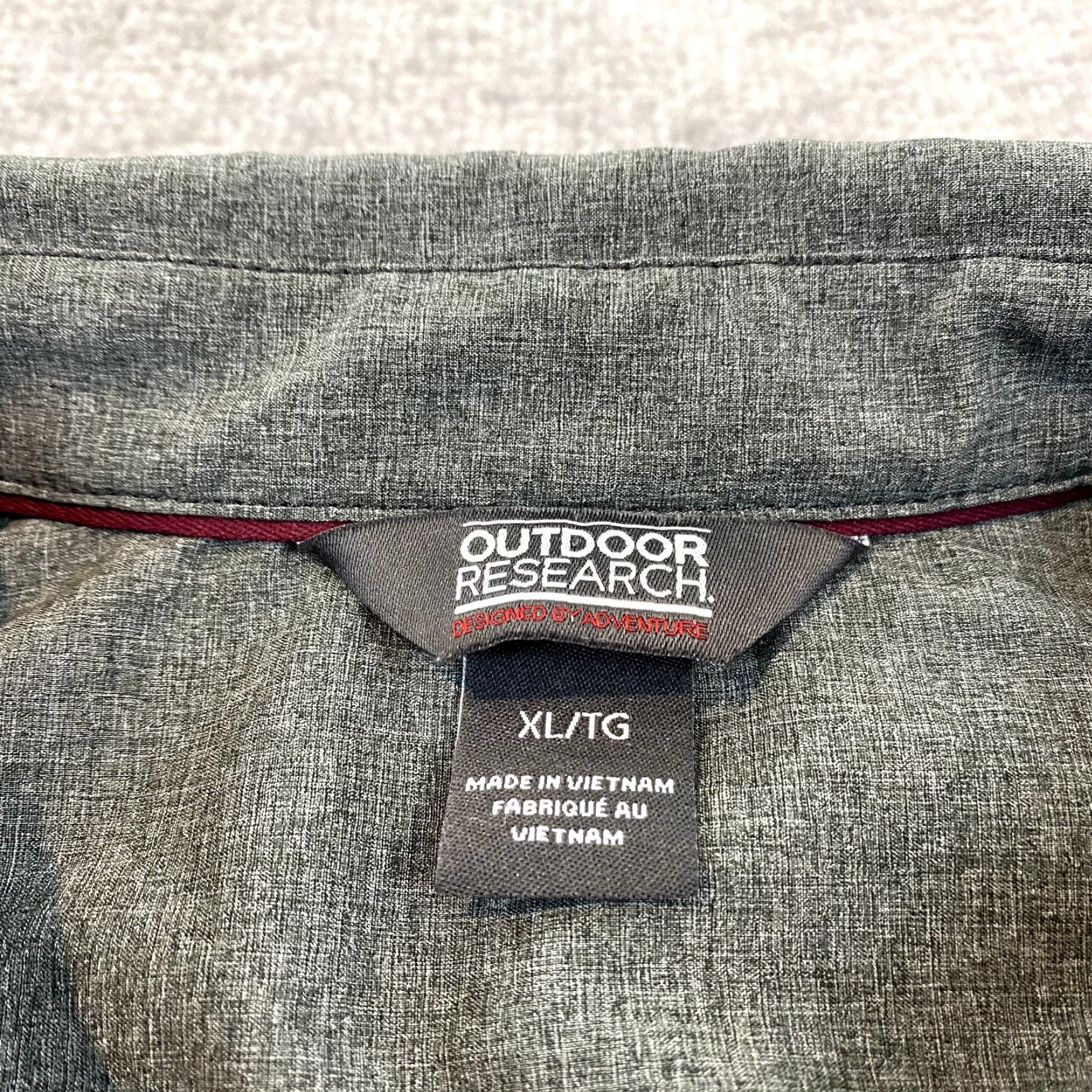 Outdoor Research Outdoor Research Shirt Womens Extra Large Gray Hiking Outdoor Roll-Tab Button Up Size XL / US 12-14 / IT 48-50 - 2 Thumbnail