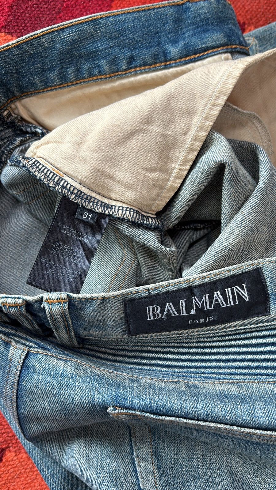 Balmain Balmain Biker Jean 30 Size US 30 / EU 46 - 6 Thumbnail