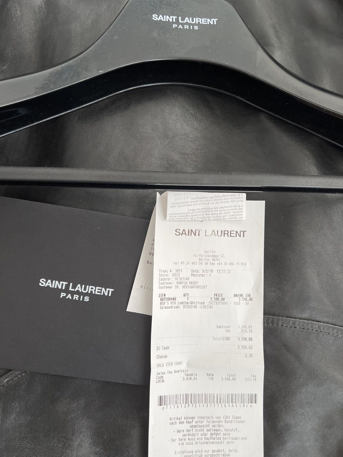Saint Laurent Paris Saint Laurent Paris L17 Leather Jacket size 48 from 2018 Size US M / EU 48-50 / 2 - 3 Thumbnail
