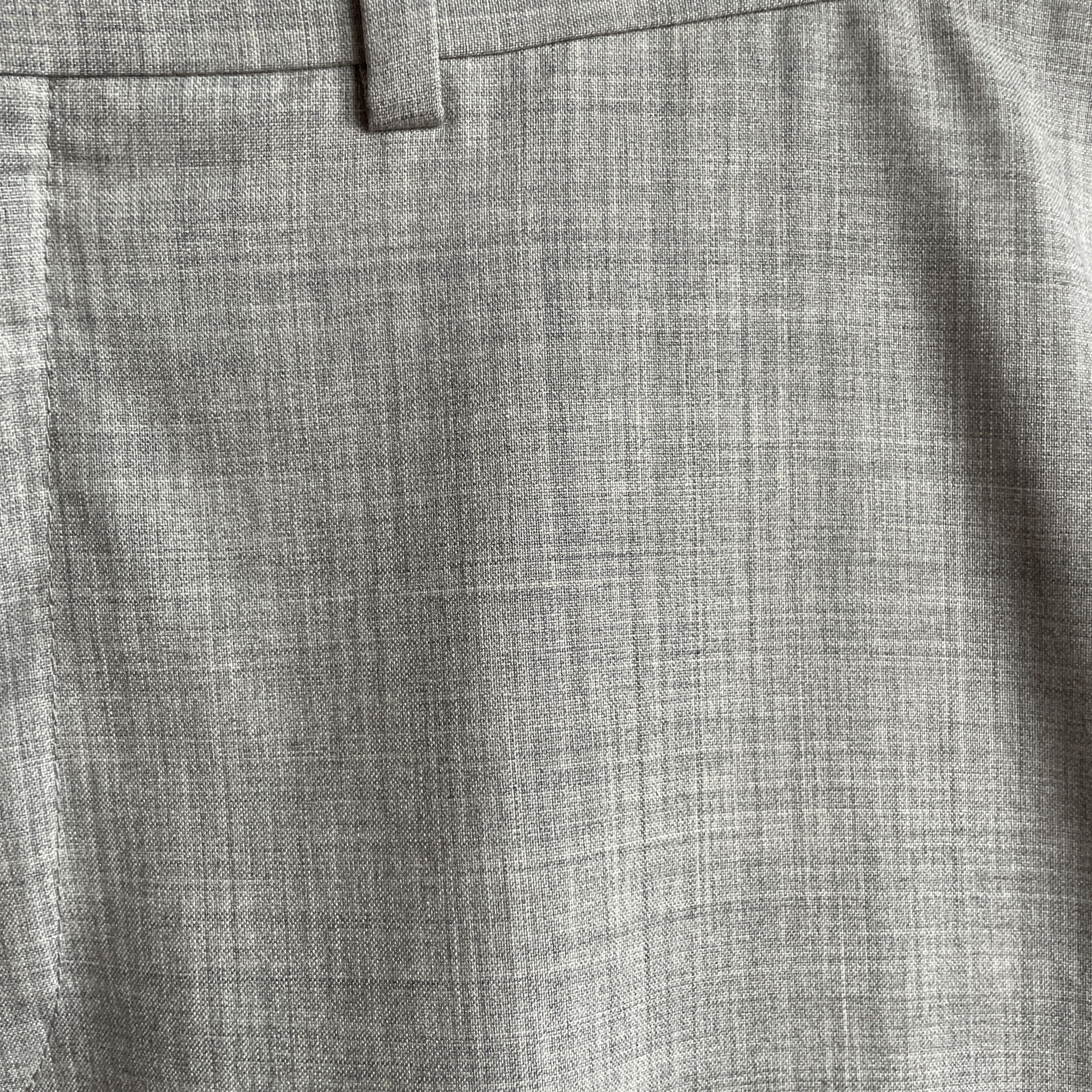 Suitsupply Suitsupply Brescia Turn-Up SF Wool Slim Fit Dress Trousers Size 42R - 7 Thumbnail