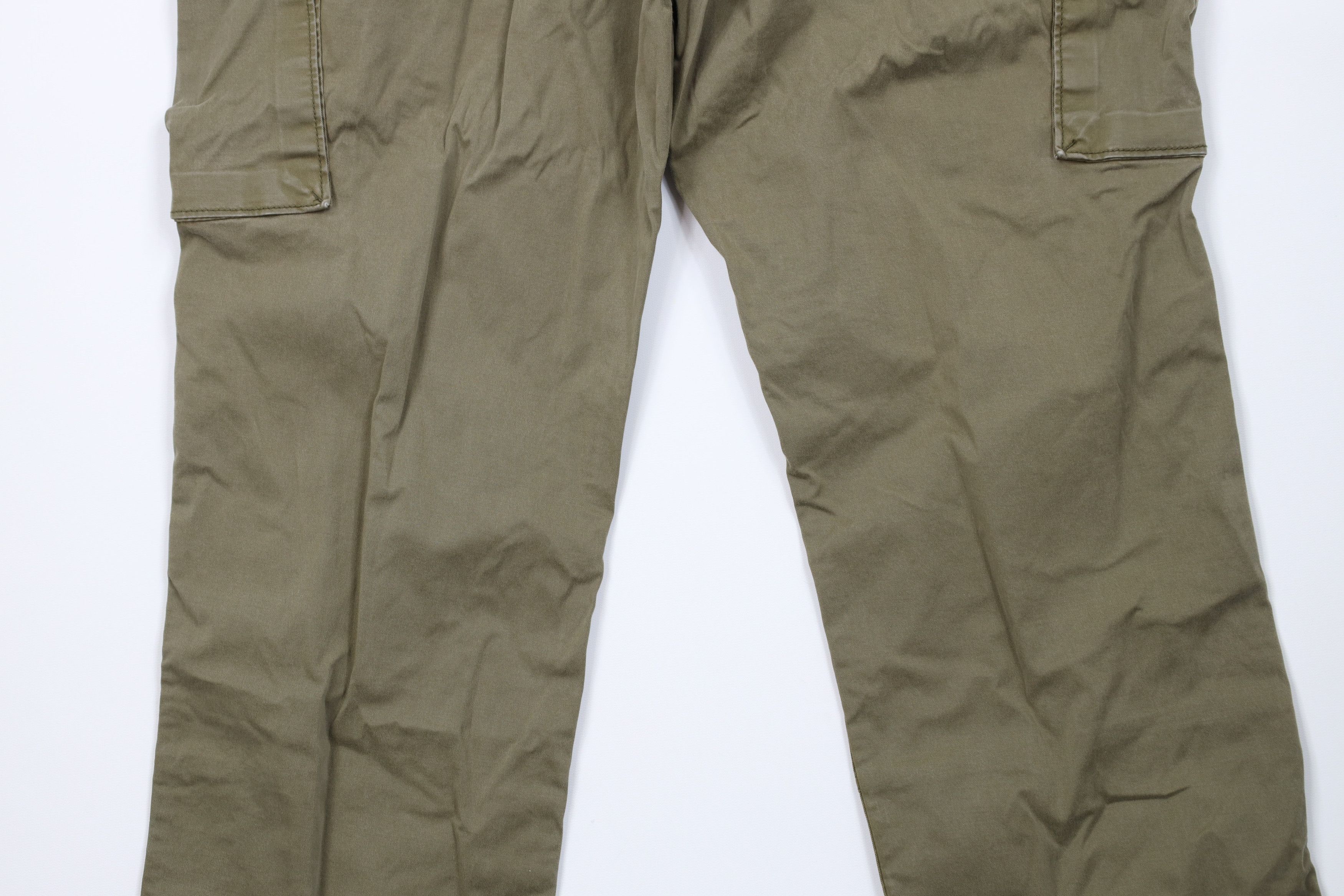 Lands' End Vintage Lands End Relaxed Wide Leg Cargo Pants Green Size US 38 / EU 54 - 12 Thumbnail