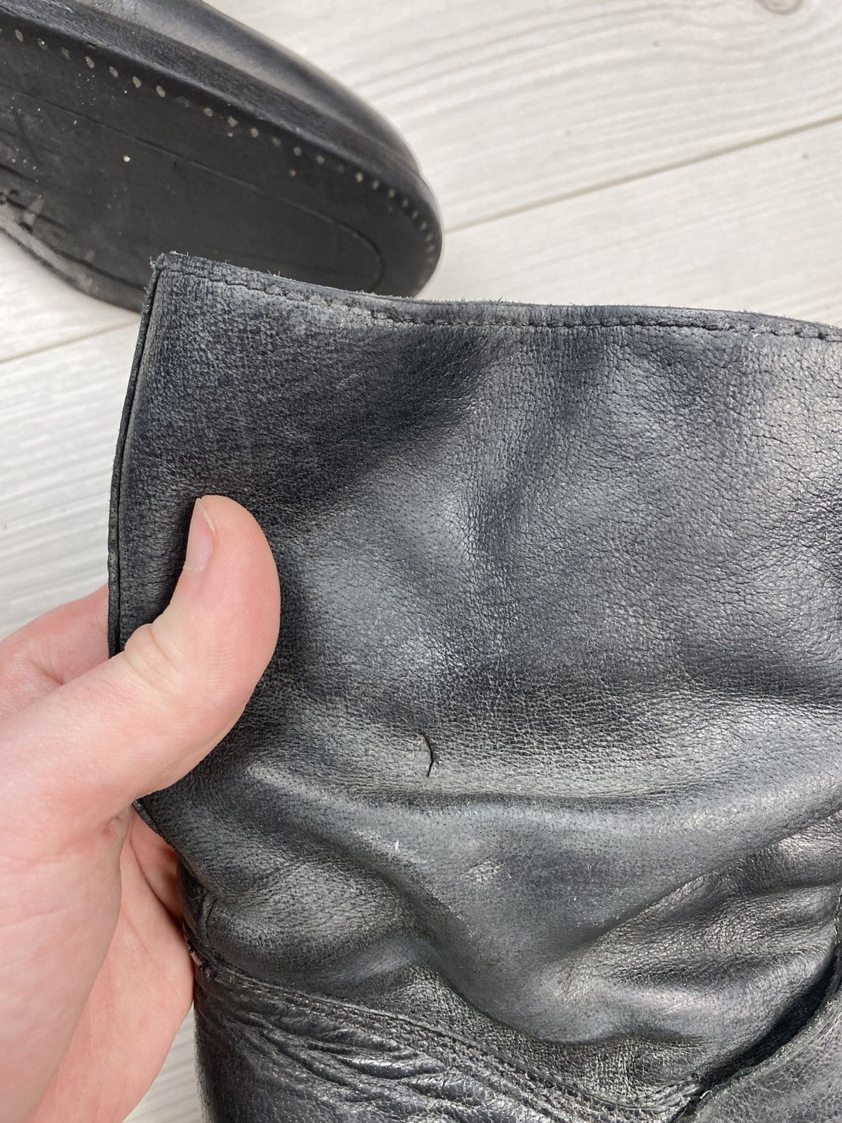 Vintage Vintage avant garde leather boots Harley Davidson y2k Size US 9 / IT 39 - 9 Thumbnail