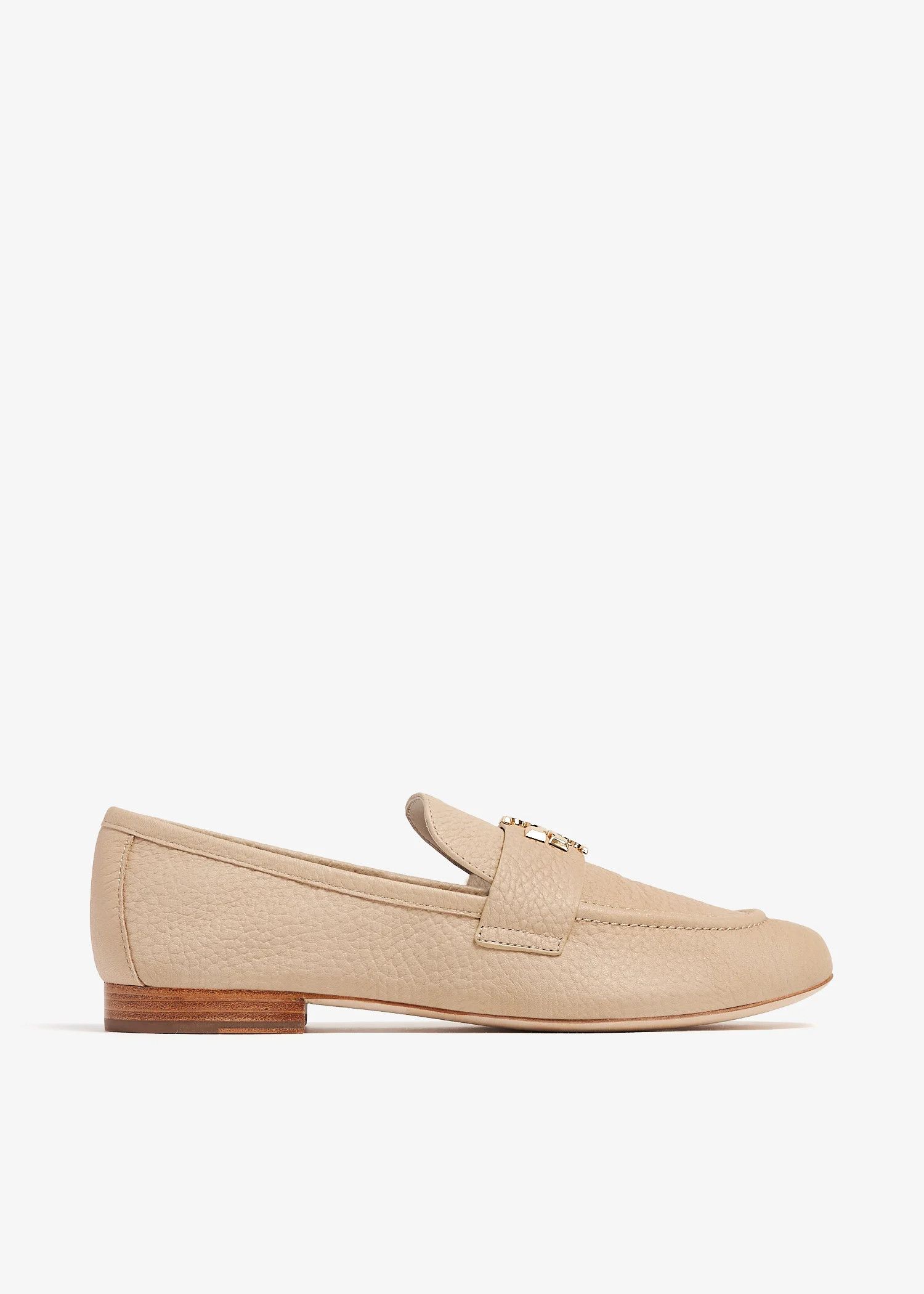 Tory Burch o1s22i1n1024 Eleanor Loafers in Beige Size US 9 / IT 39 - 1 Thumbnail