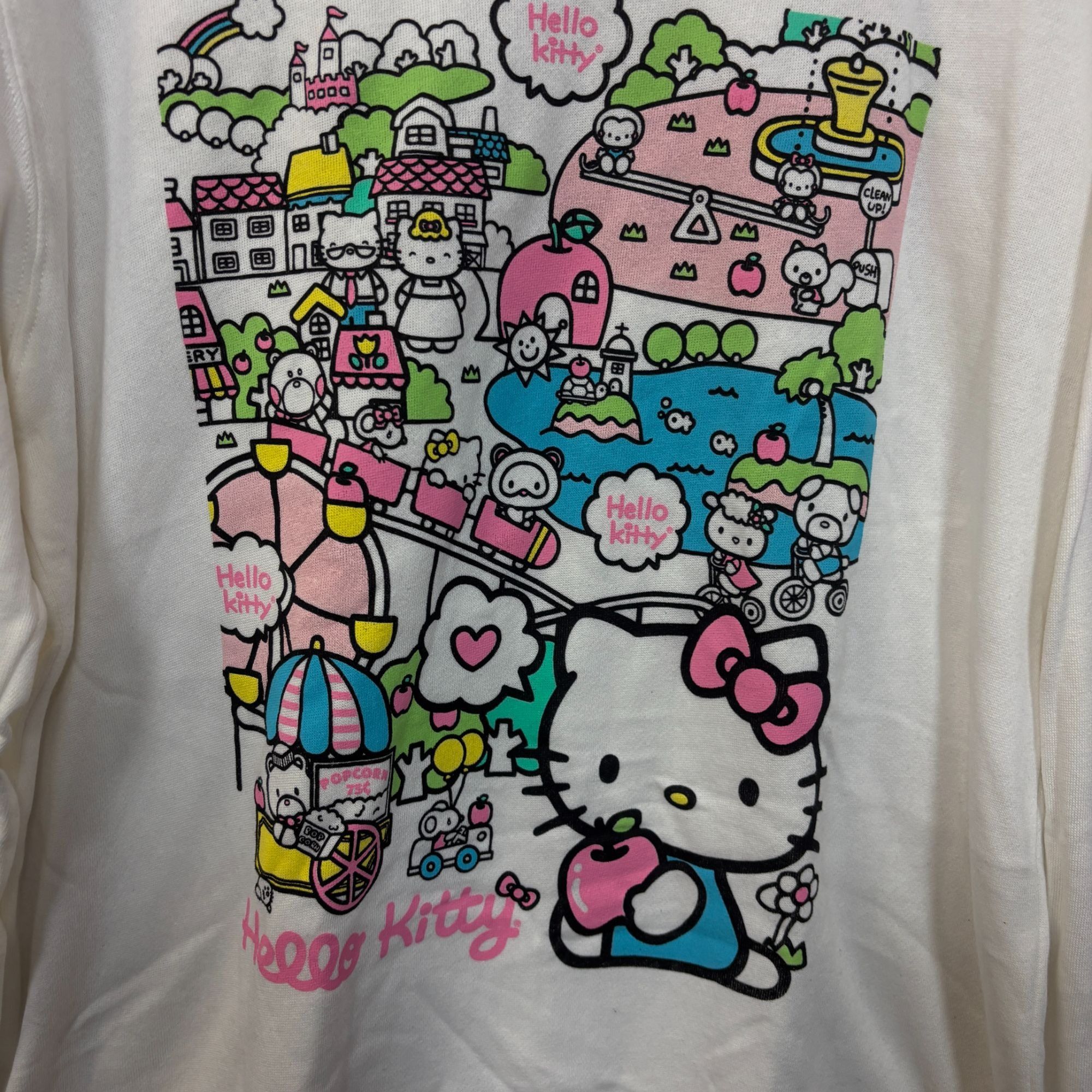 Other Hello Kitty Kawaii Festival Sanrio Puroland Anime Crewneck L Size L / US 10 / IT 46 - 2 Thumbnail