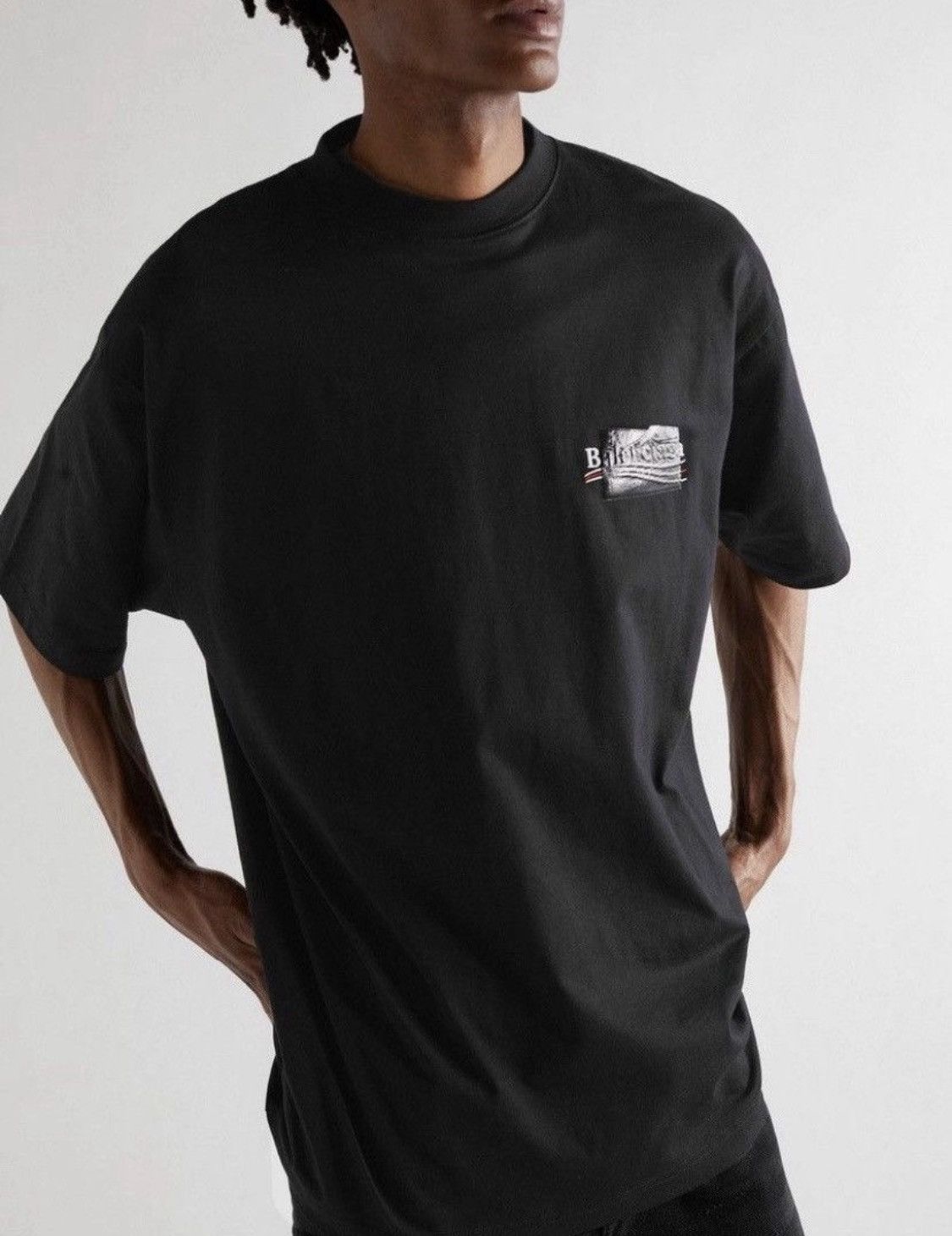 Balenciaga Balenciaga – Gaffer Oversized Logo t shirt | Grailed