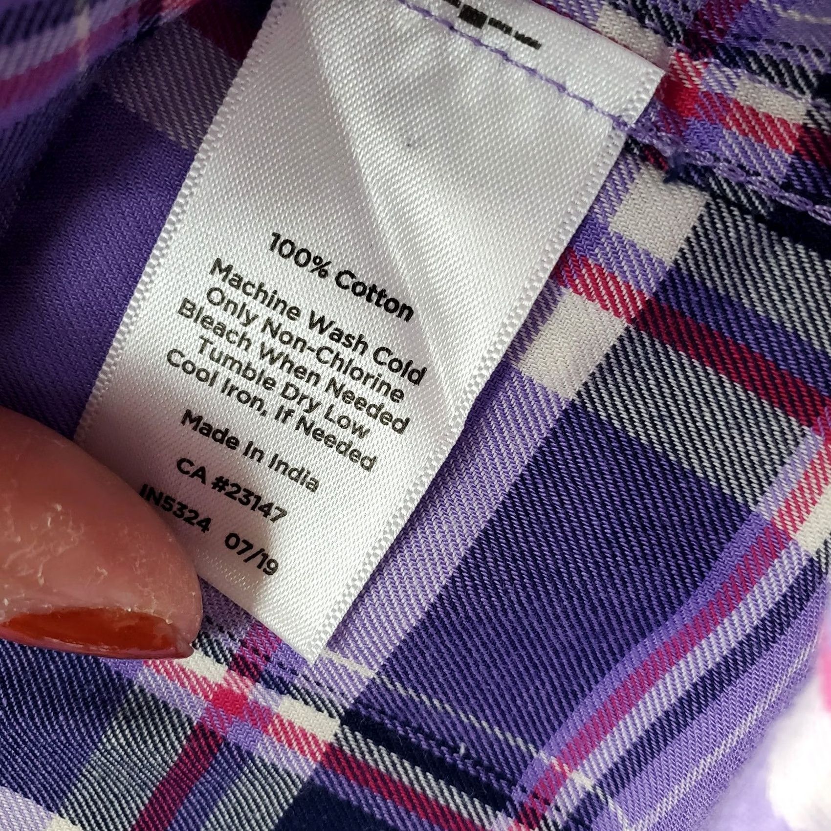Talbots Talbots Shirt Womens 2X Multicolor Plaid Button Up Long Sleeve Collared Casual Shirt Womens Size 2X Mens/ Womens Size XXL / US 16-18 / IT 52-54 - 6 Thumbnail