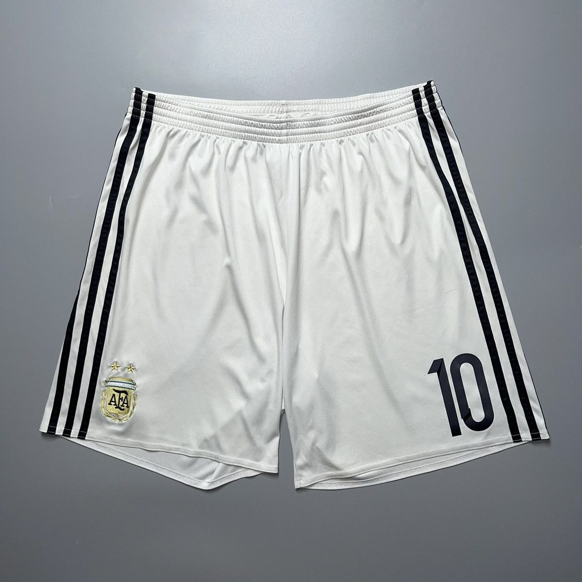 Adidas ARGENTINA ADIDAS 2016 COPA AMERICA FOOTBALL SHORTS #10 MESSI Size US 36 / EU 52 - 1 Thumbnail