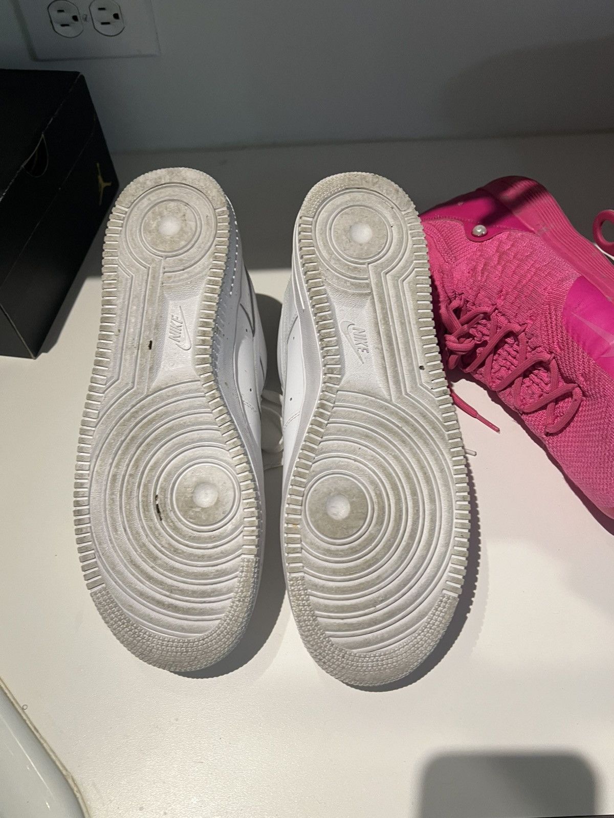 Nike Airforce 1-White Size US 13 / EU 46 - 5 Thumbnail