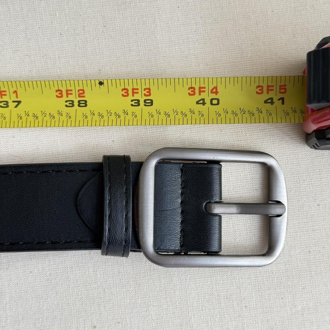 Japanese Brand y2k black american western simple design belt Size ONE SIZE - 2 Thumbnail