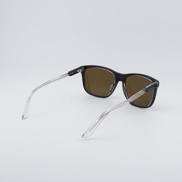 Gucci Gucci GG1819S 005 Sunglasses Black Square Frame, Brown Size ONE SIZE - 9 Thumbnail