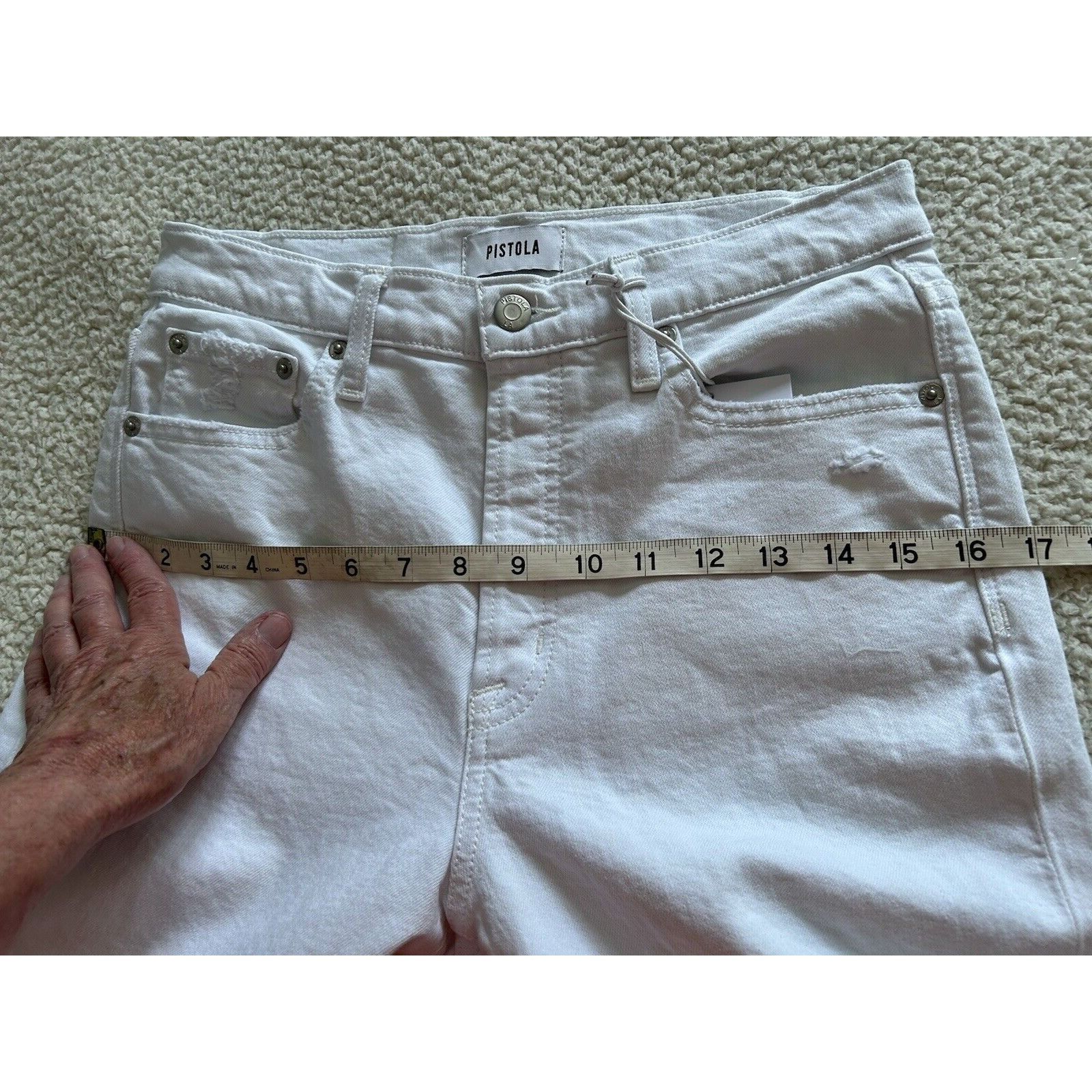 Pistola Pistola Charlie High Rise Classic Straight Ankle Deconstruct Size 26" / US 2 / IT 38 - 10 Thumbnail