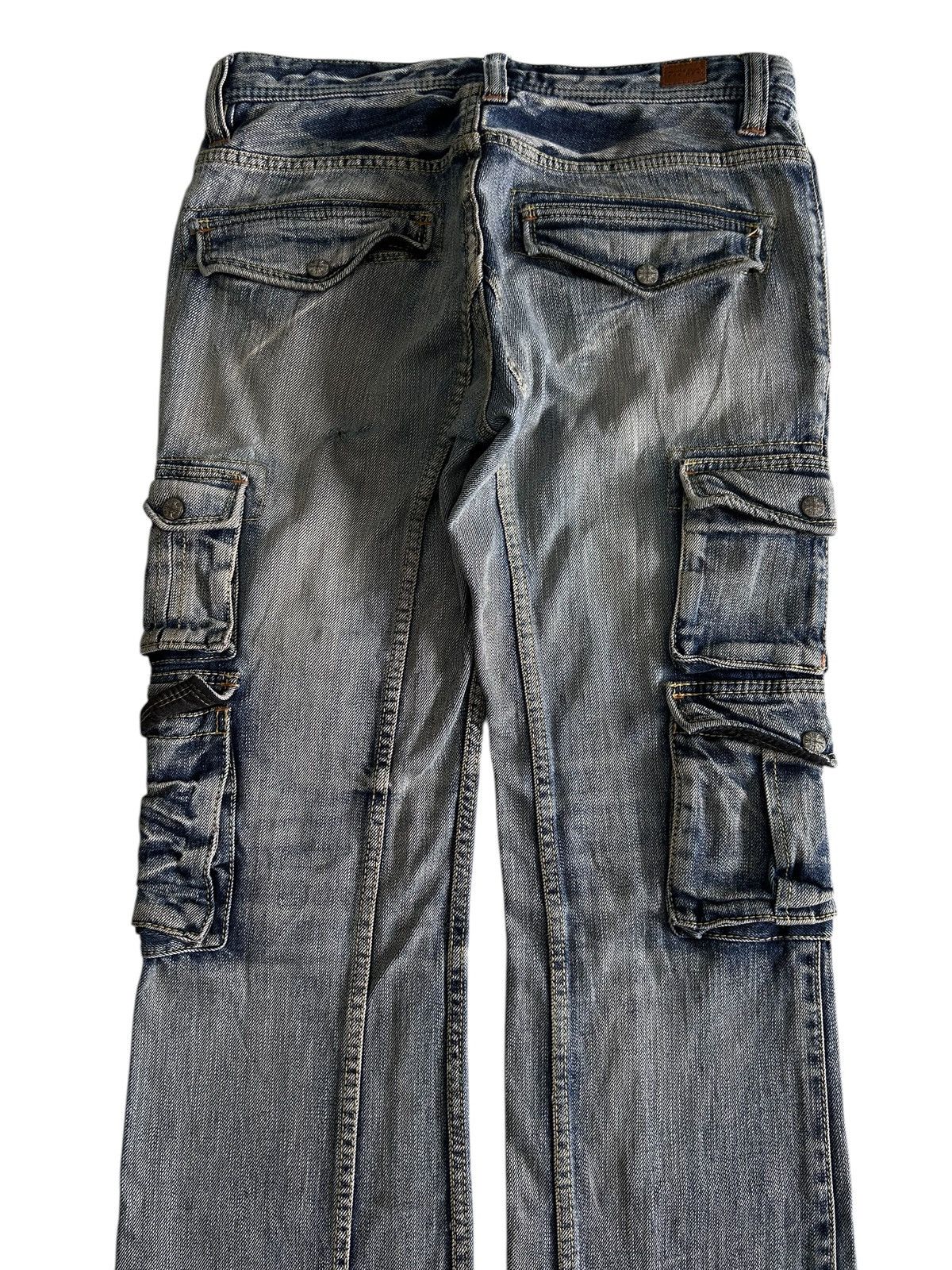 Nicole Club × Vintage NICOLE CLUB FOR MEN Japanese Pocket Utility Cargo Jeans Size US 30 / EU 46 - 5 Thumbnail