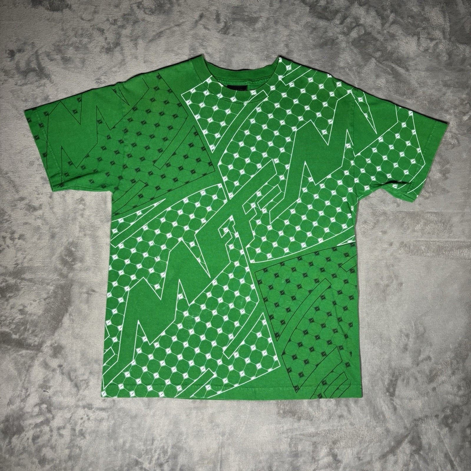 Other Vintage FMF INTL Motocross Green AOP All Over Argyle Diamond Size US M / EU 48-50 / 2 - 1 Thumbnail