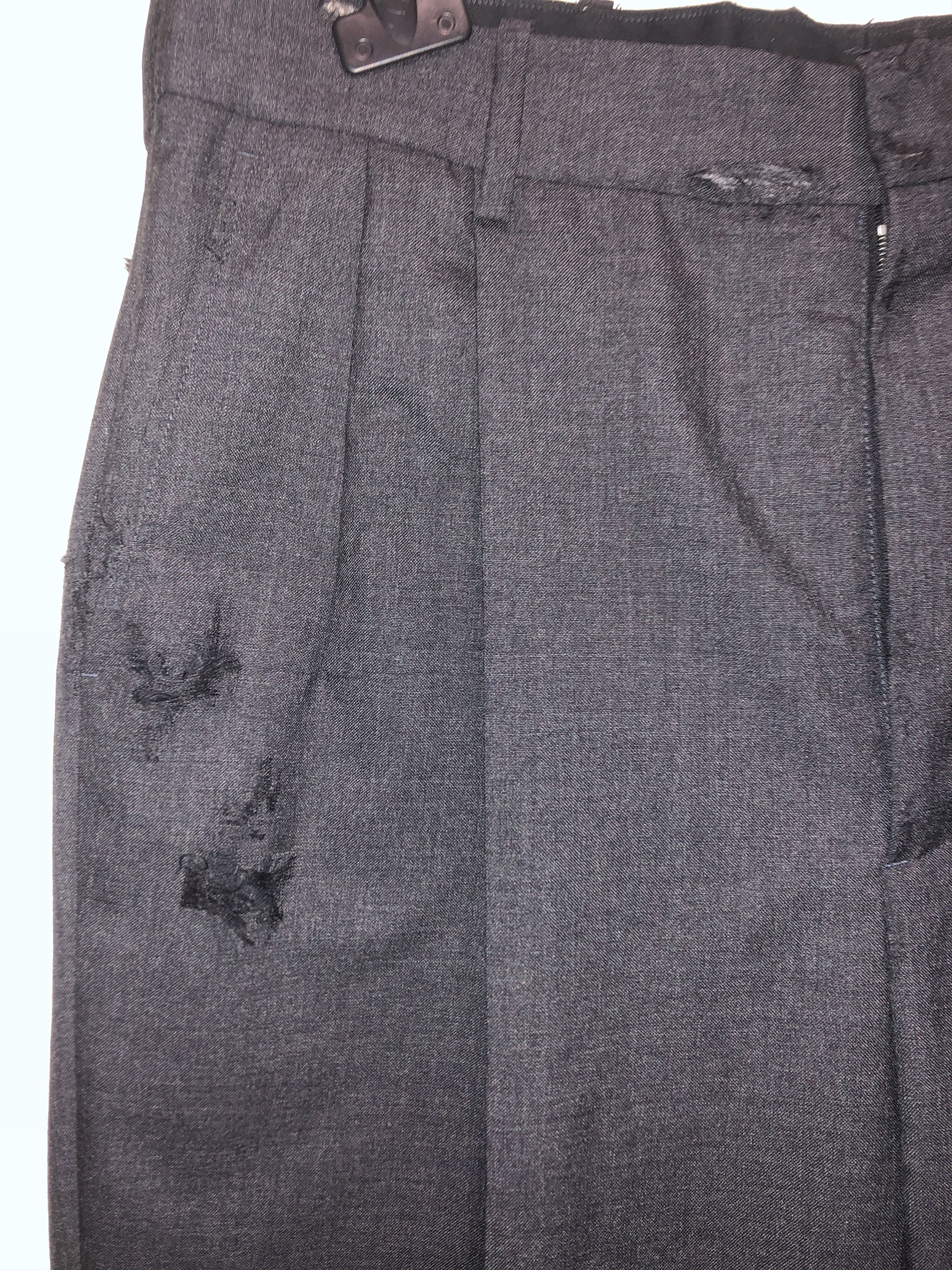 Marni Ripped Pleated Trousers Size US 32 / EU 48 - 2 Thumbnail