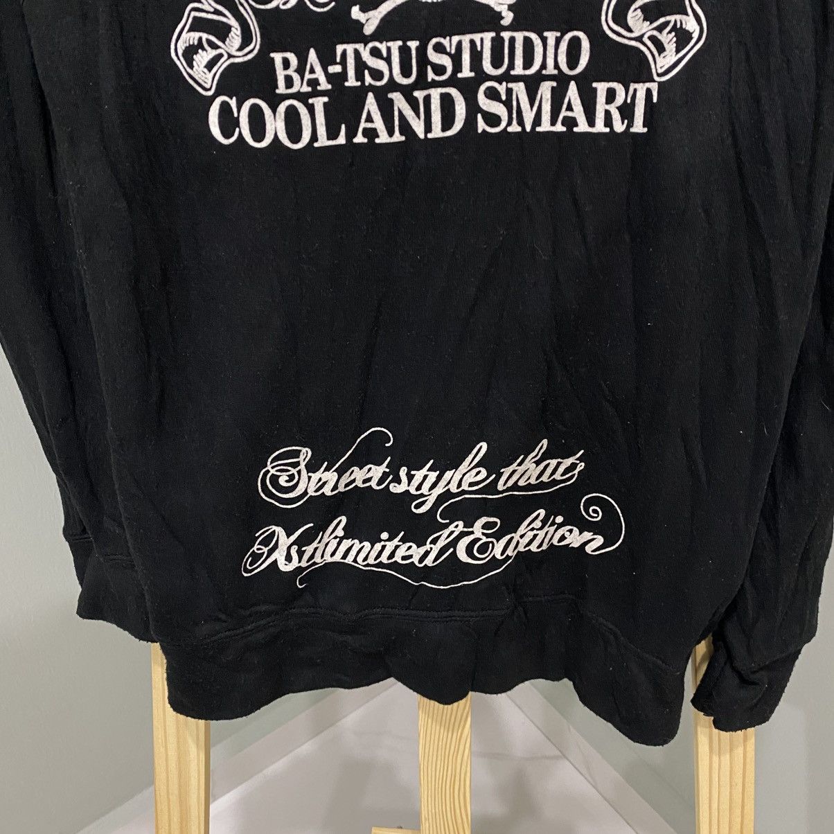 Hysteric Glamour Vintage Ba-Tsu Studio Skull Crossbones Punk Hoodie Japan Y2K Size US S / EU 44-46 / 1 - 13 Thumbnail