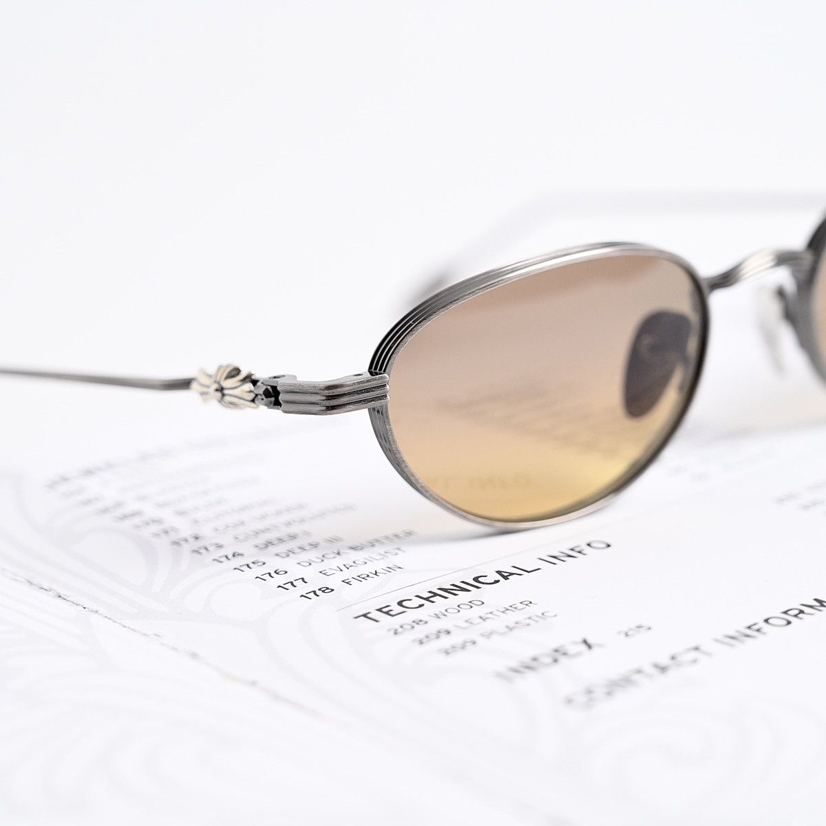 Chrome Hearts CHROME HEARTS CLITORIAL ANTIQUE SILVER SUNGLASSES Size ONE SIZE - 10 Thumbnail